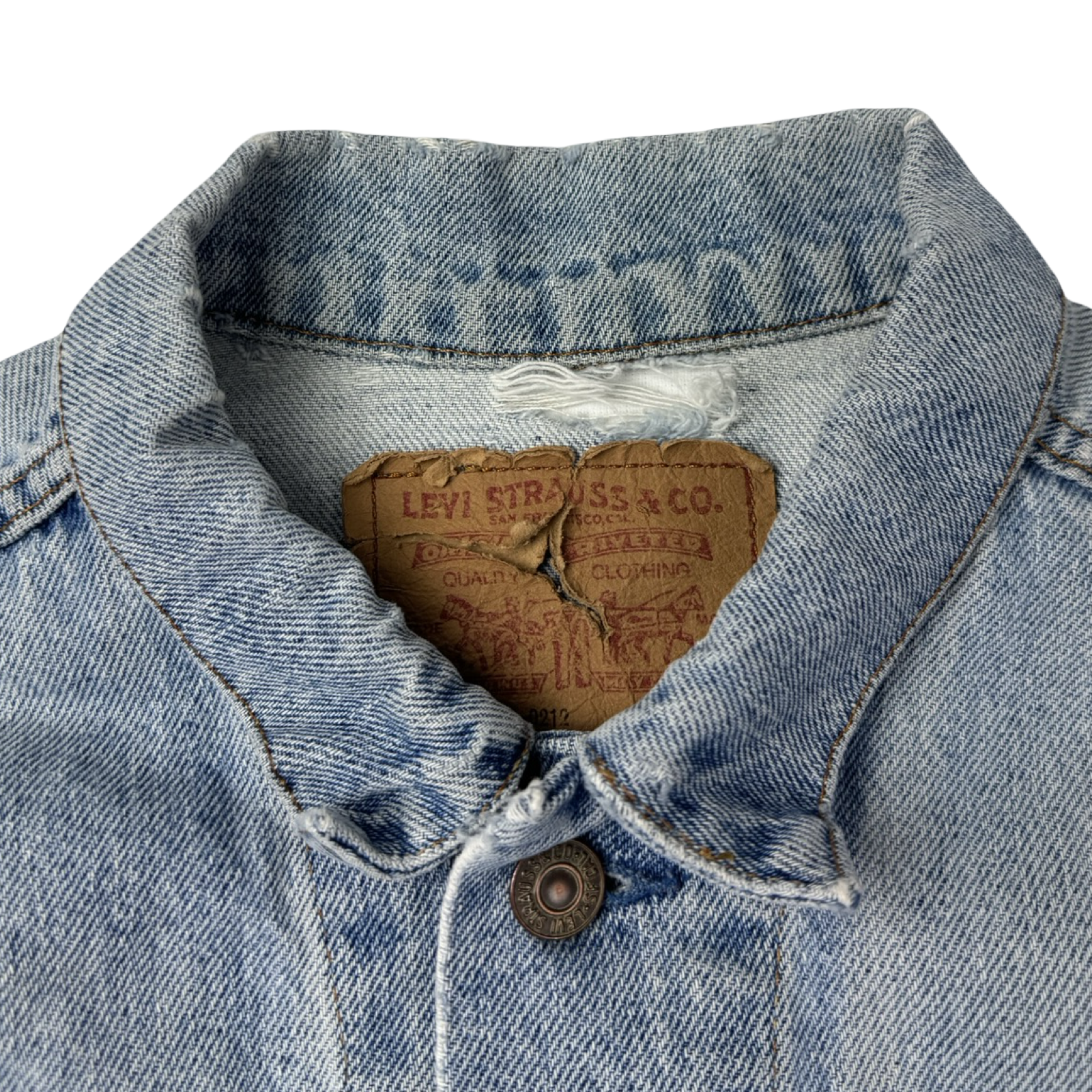 Vintage Levi’s Orange Tab Denim Jacket Light Blue Wash