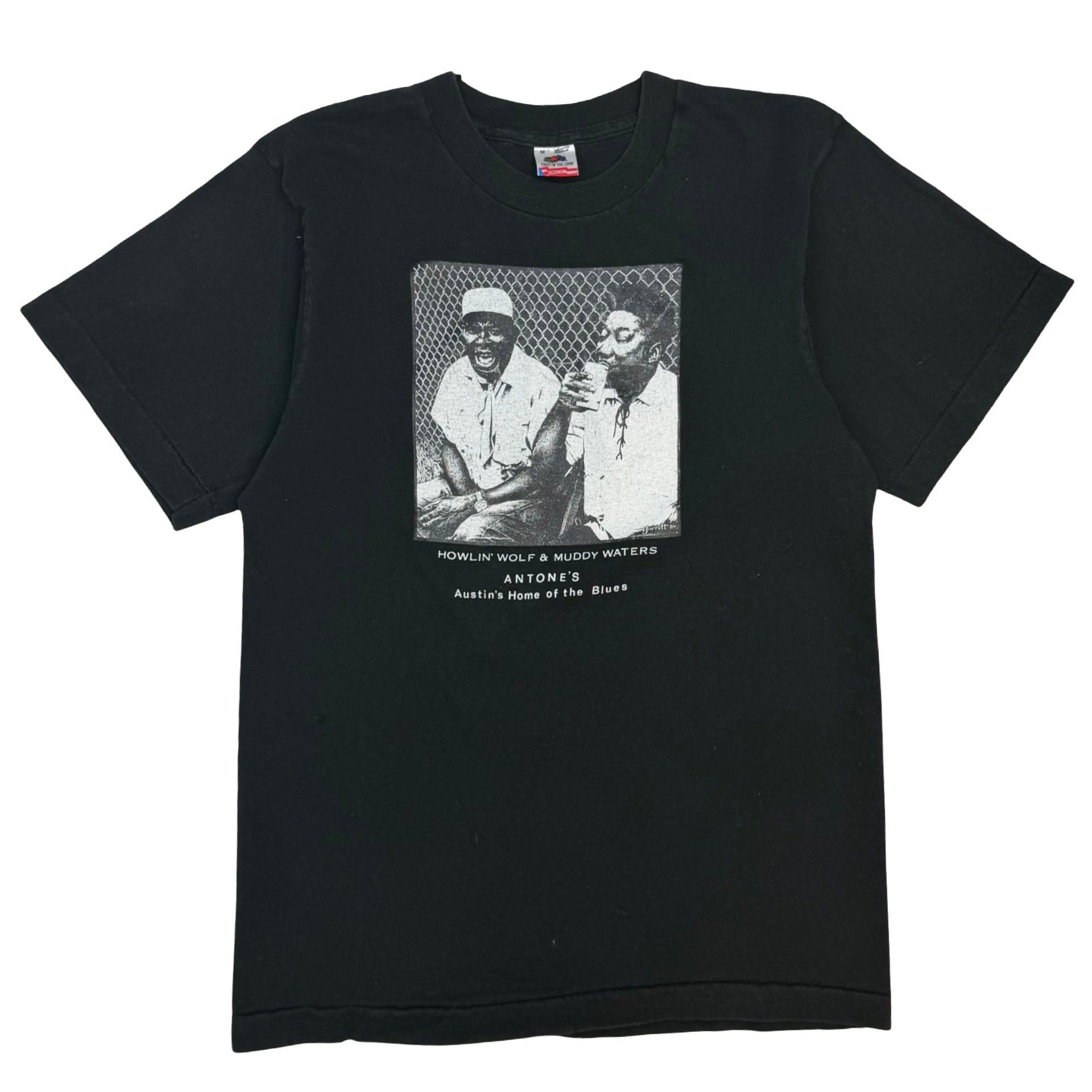 Vintage Austin Anton’s Home Of The Blues Tee Black