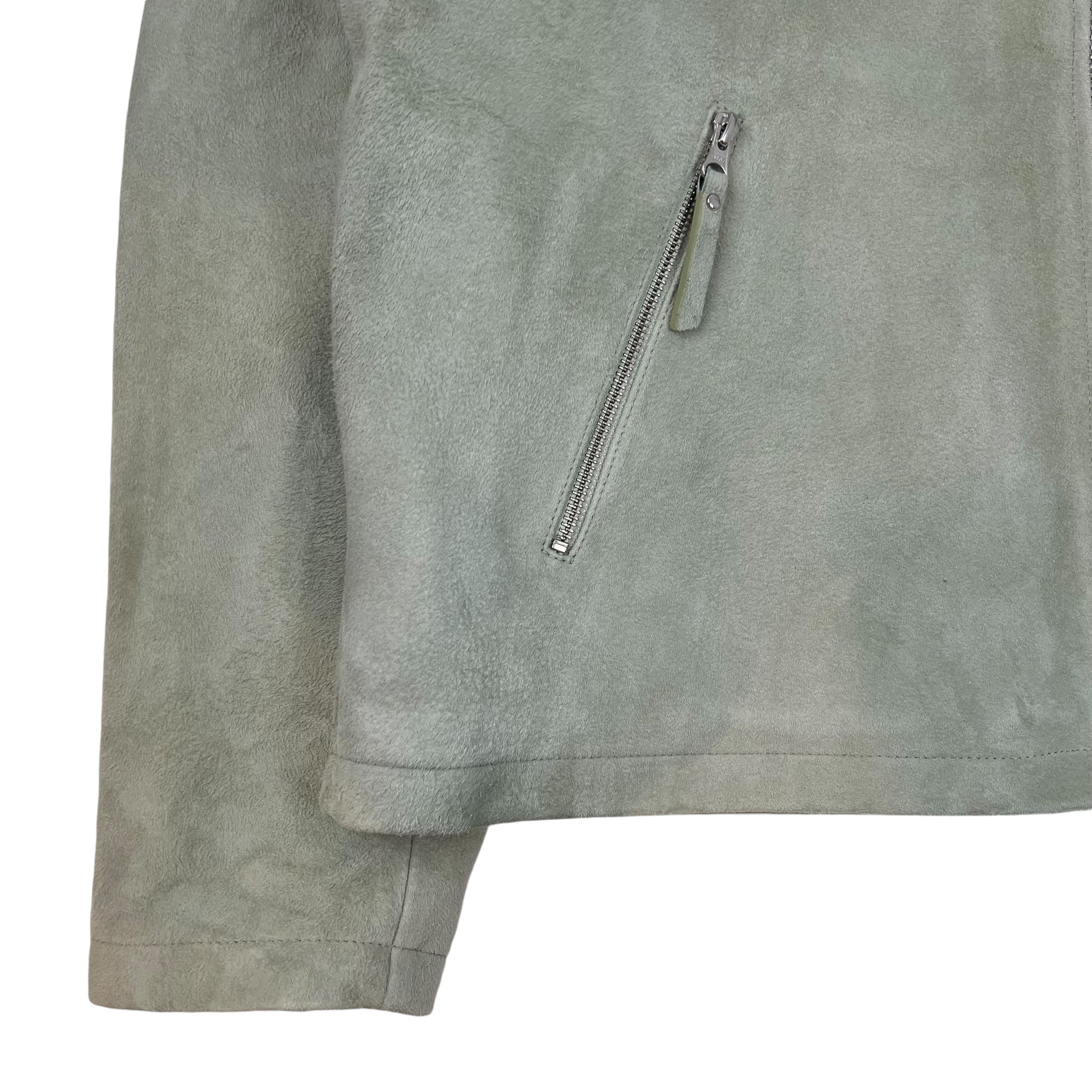 Stussy Bing Jacket Suede Green Tea