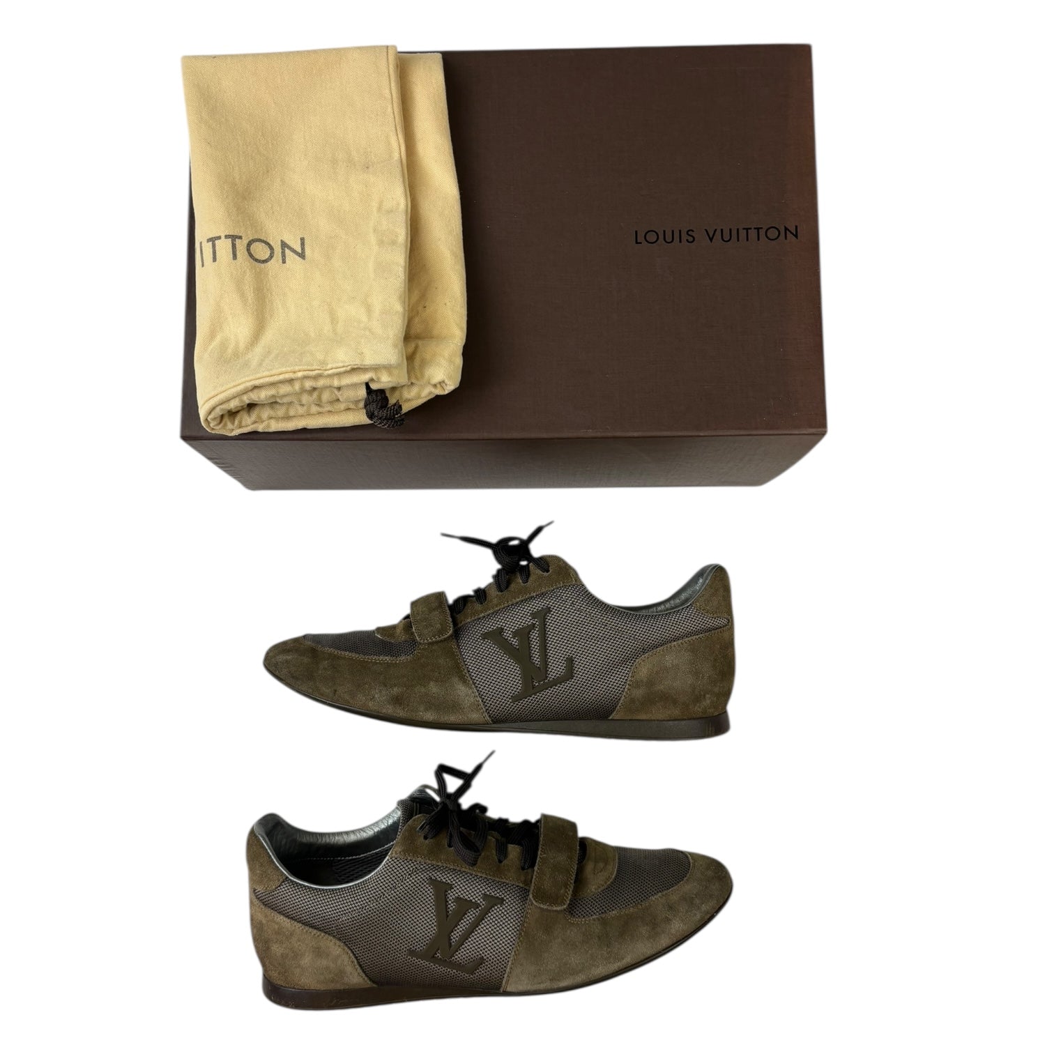 Louis Vuitton Suede Stardust Sneaker Brown (Used)