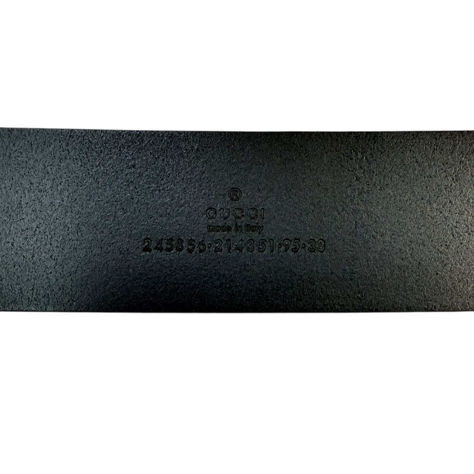 Gucci GG Heart Buckle Leather Belt