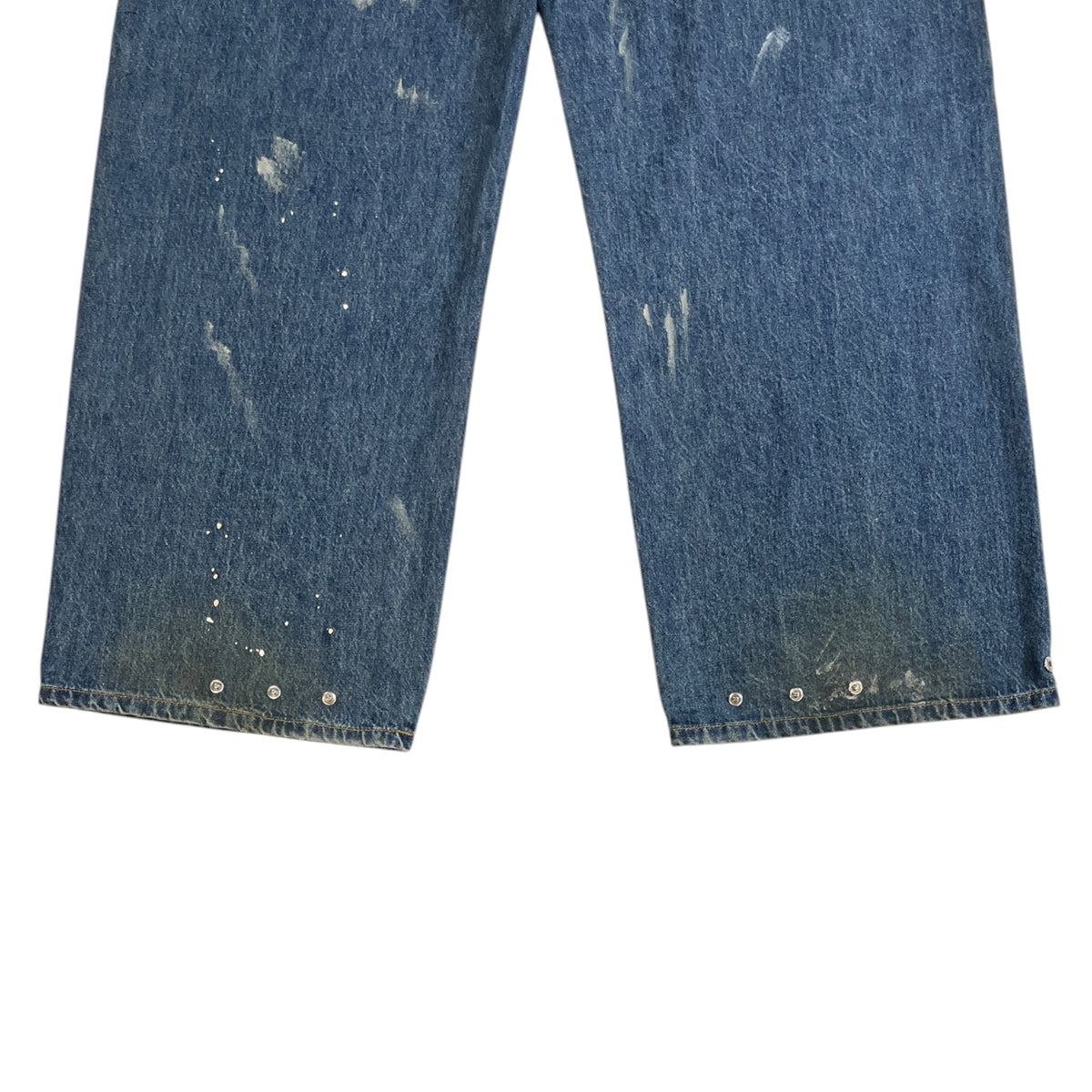 Helmut Lang Cropped Wide Leg Painter Jeans