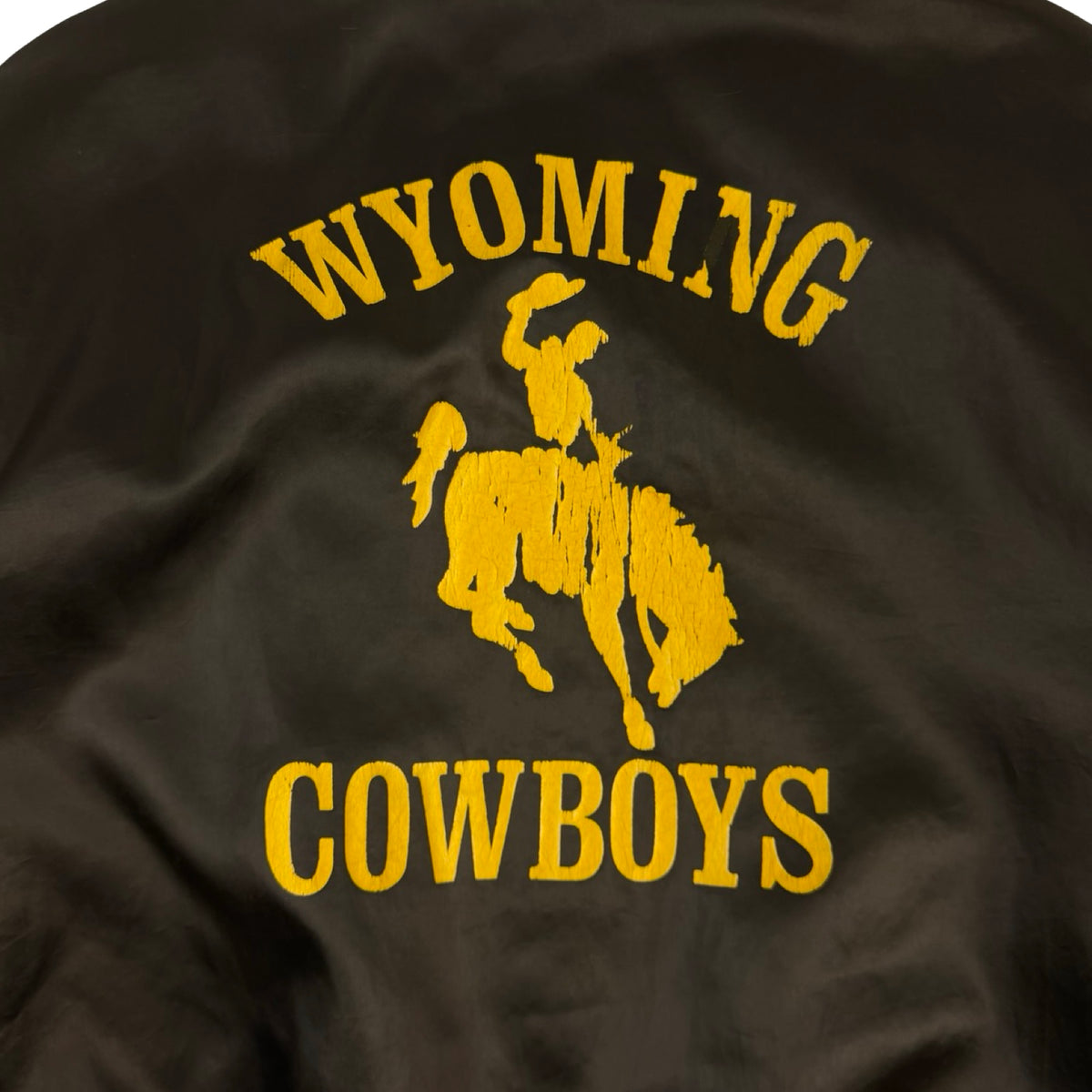Vintage Swingster Wyoming Cowboys Jacket Brown