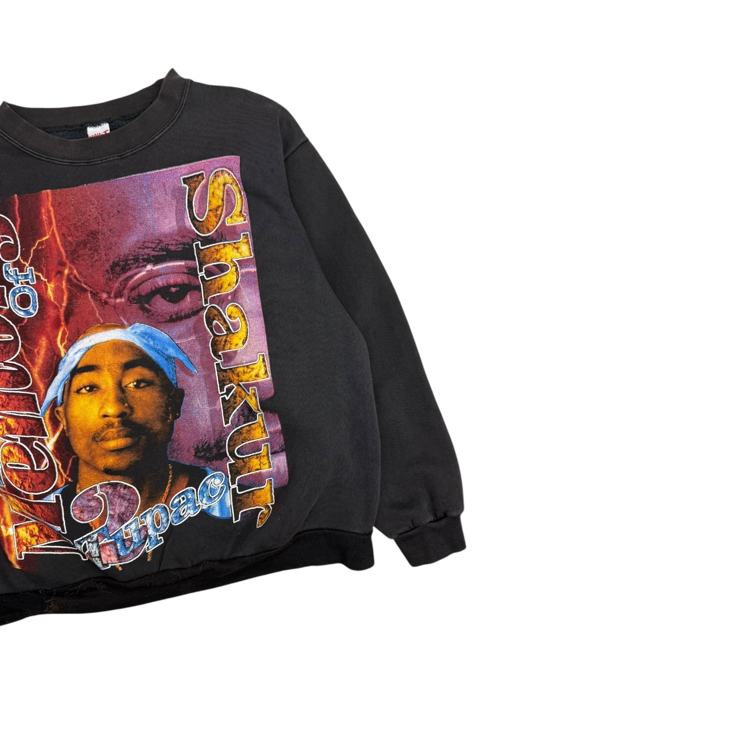 Vintage The Memory Of 2Pac Memorial Crewneck Black