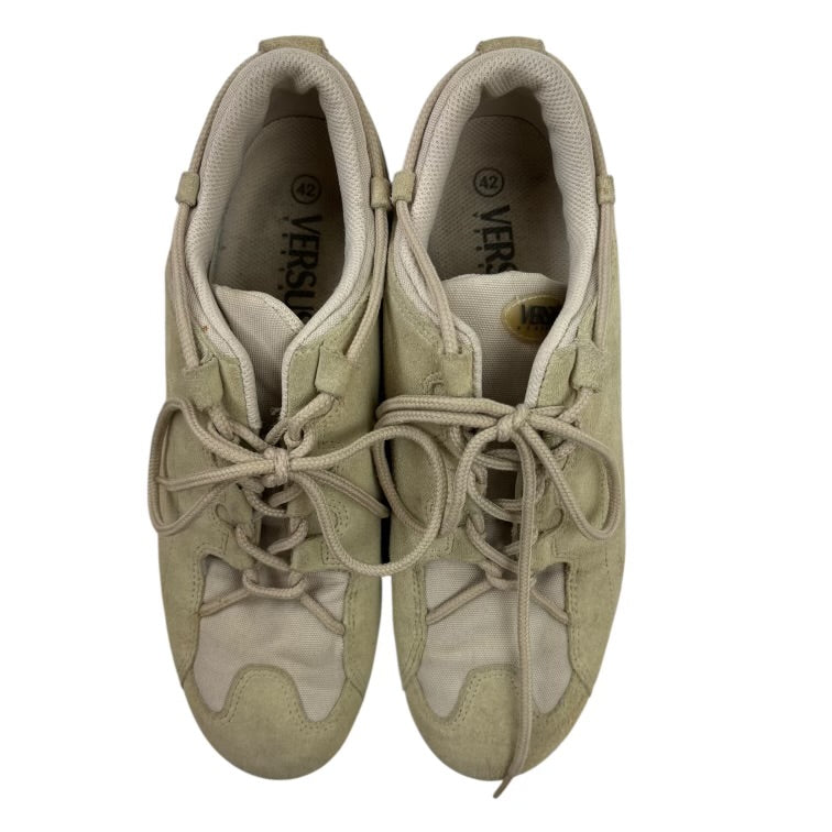 Versace Versus Suede Athletic Sneaker Tan