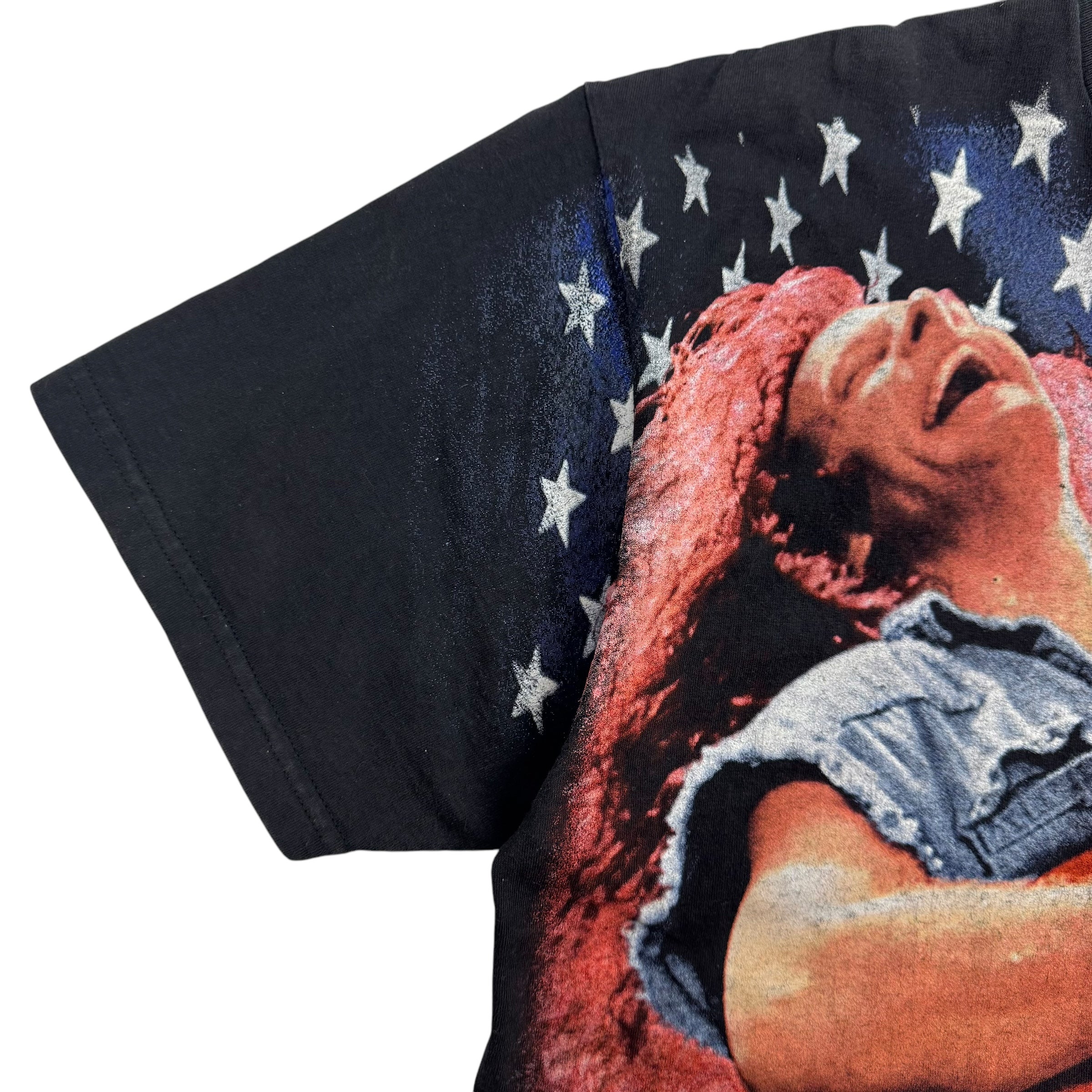 Vintage Ted Nugent One Nation Under Ted Tee Black