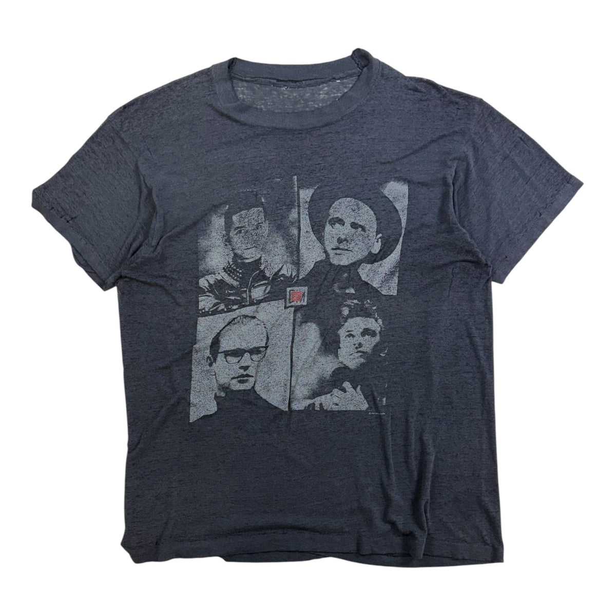 Vintage 1988 Depeche Mode USA Tour T-Shirt Faded Black