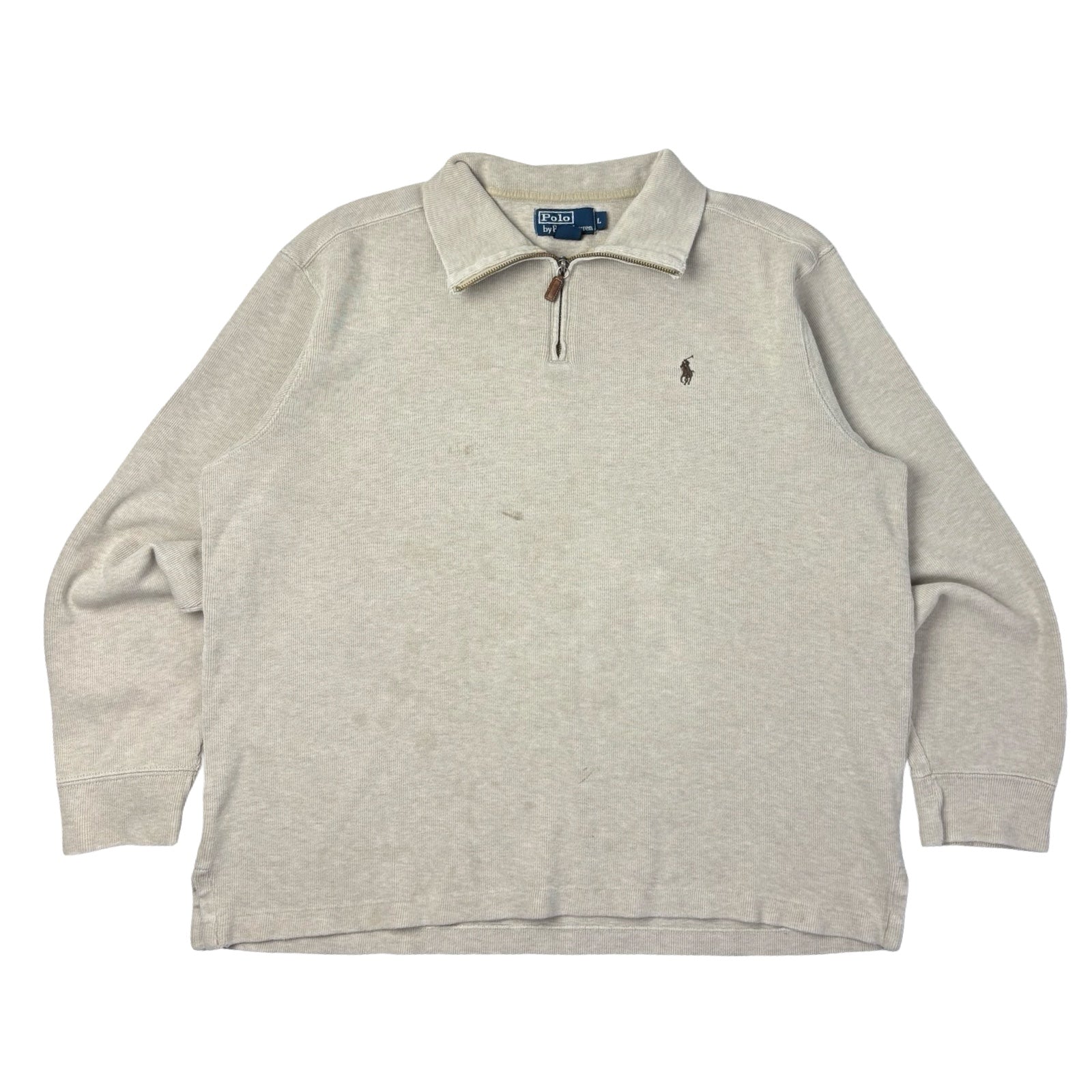 Vintage Polo Ralph Lauren Quarter-Zip Cream