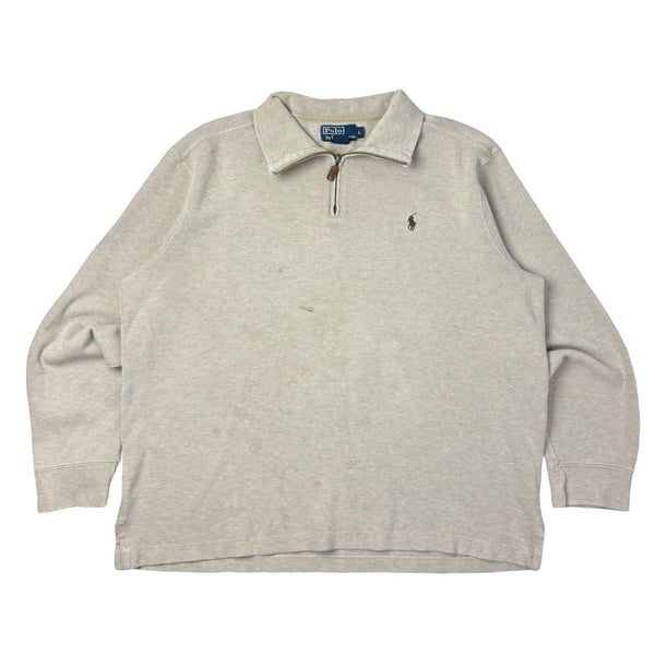 Vintage Polo Ralph Lauren Quarter-Zip Cream