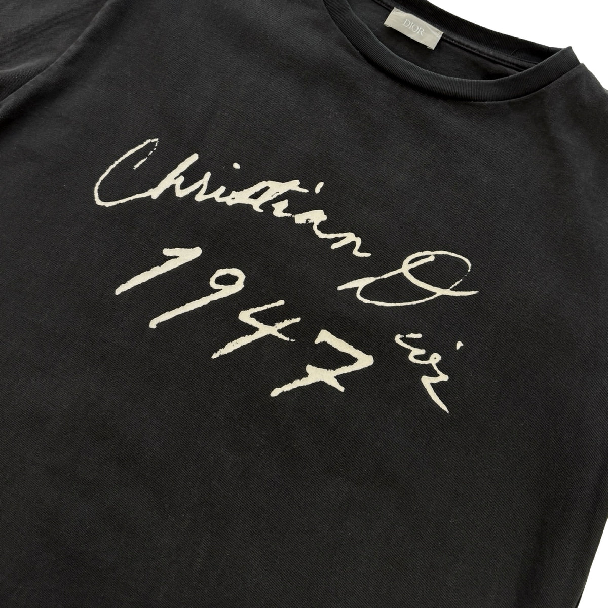 Dior 1947 Signature T-Shirt Black