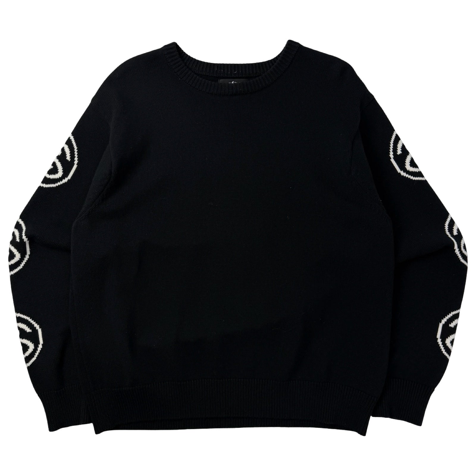 Stussy SS Link Logo Knit Sweater Black
