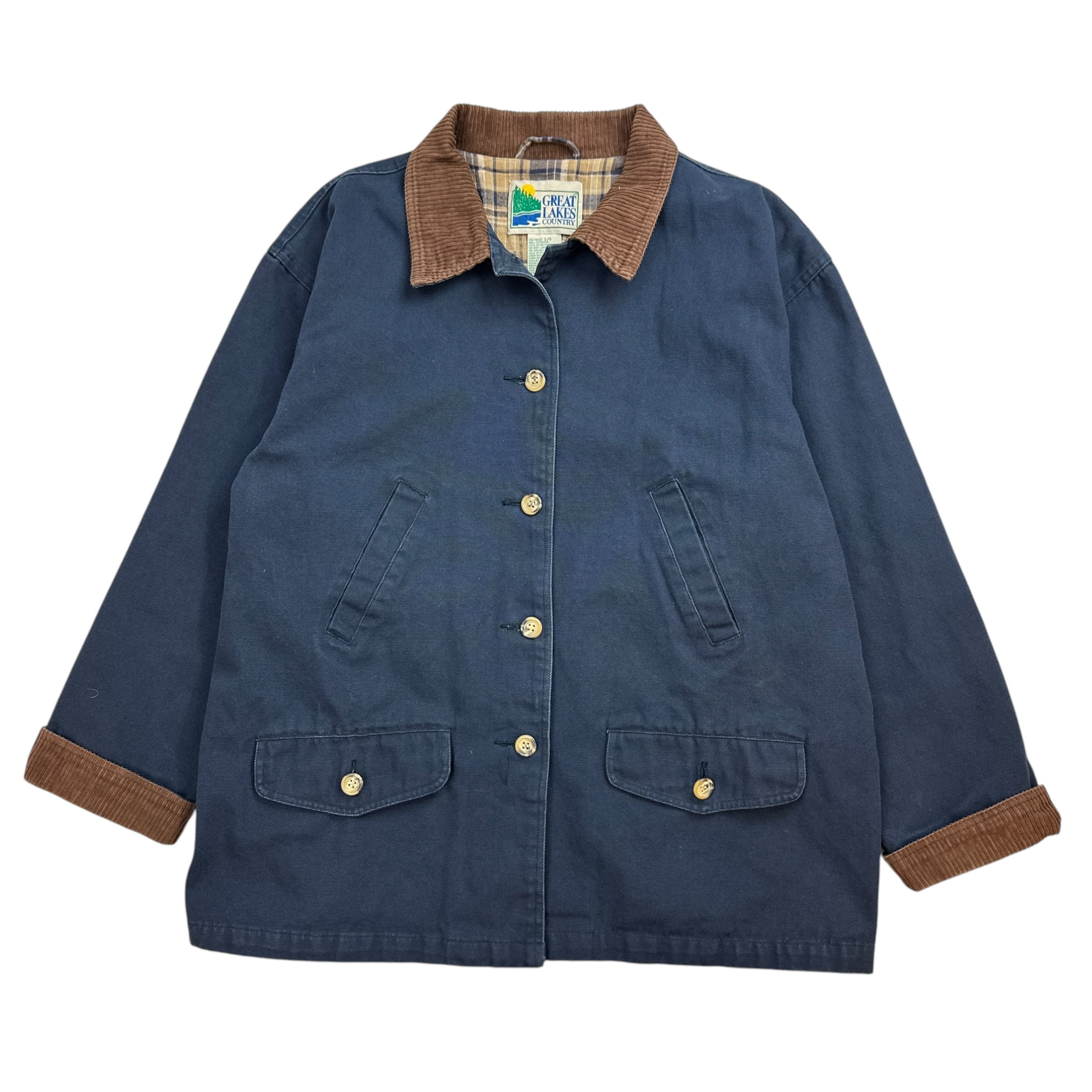 Vintage Great Lakes Long Jacket Navy