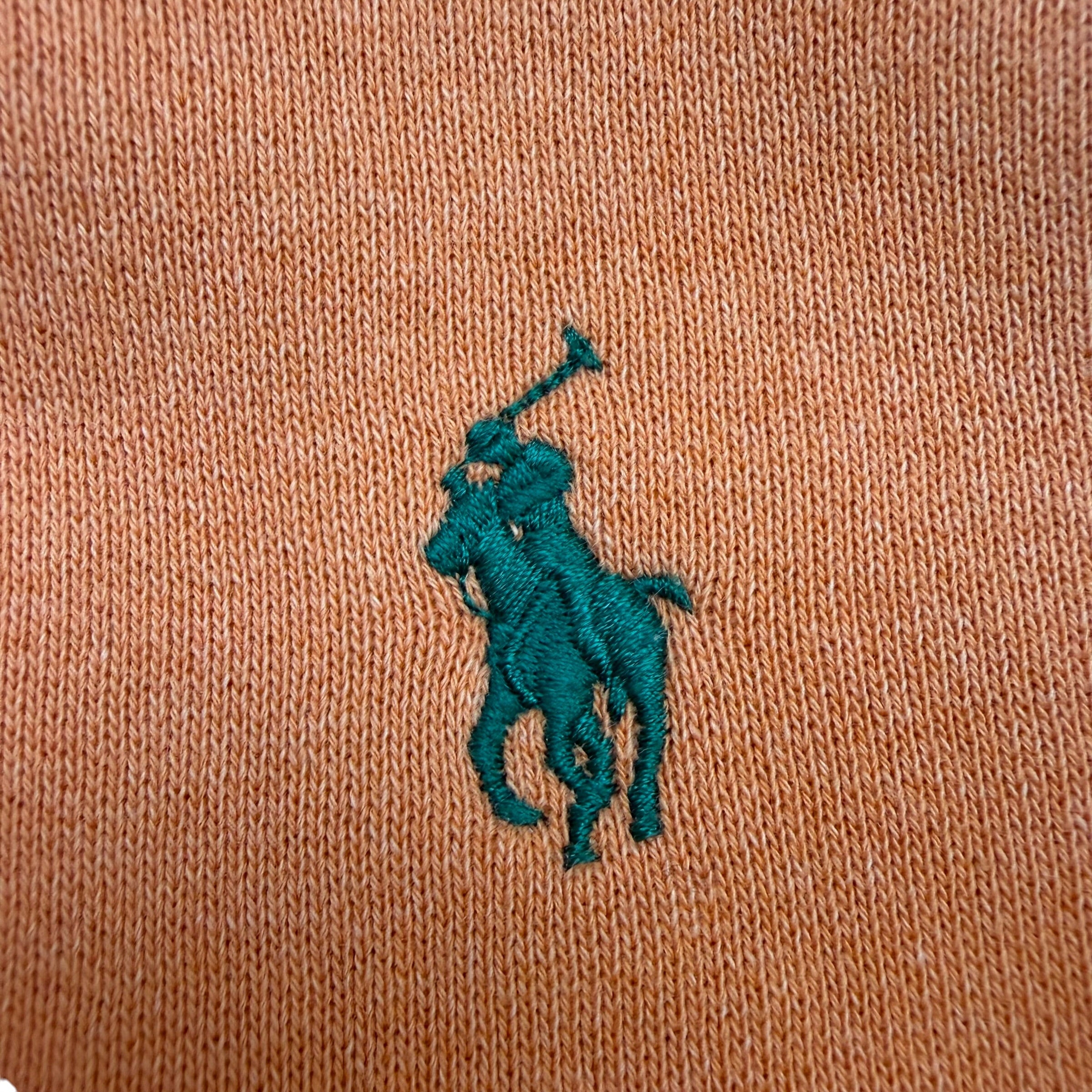Vintage Polo Ralph Lauren Zip Up Hoodie Orange