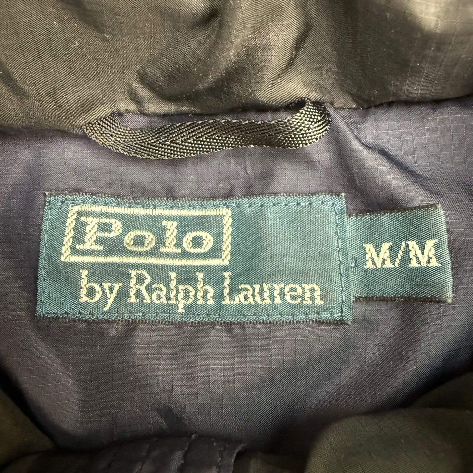 Vintage Polo Ralph Lauren RL250 Down Puffer Jacket Blue/Black