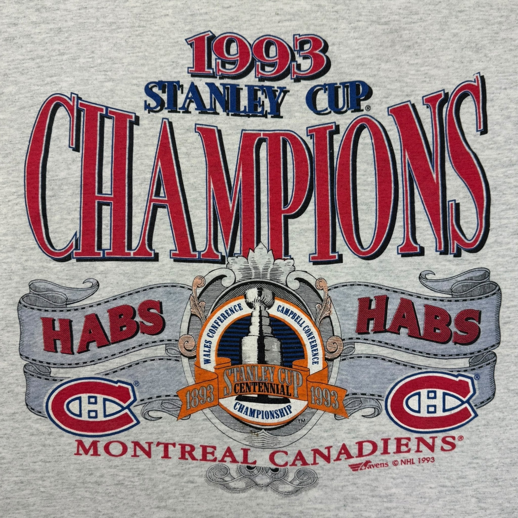 1993 Montreal Stanley Cup NHL T-Shirt