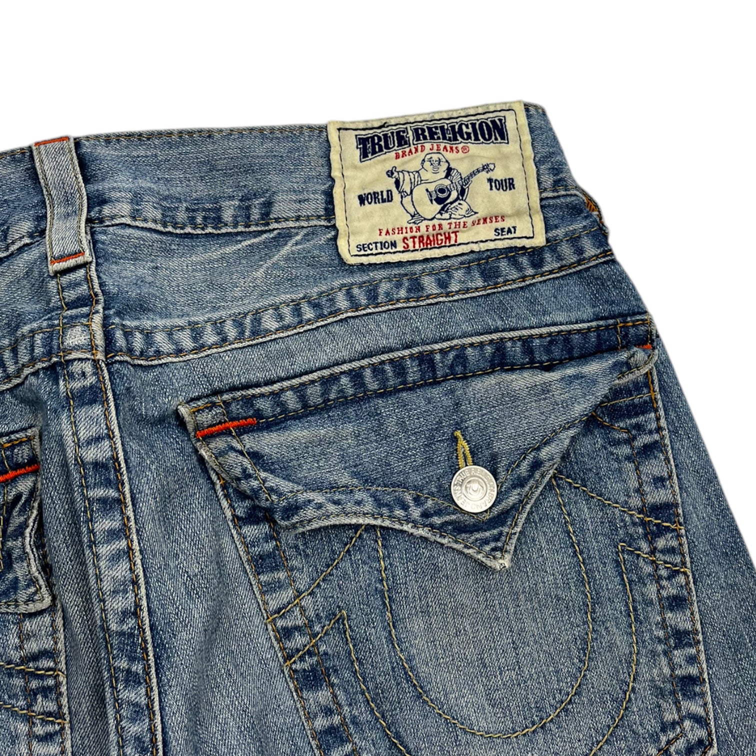 Vintage Y2K True Religion Light Wash Jeans