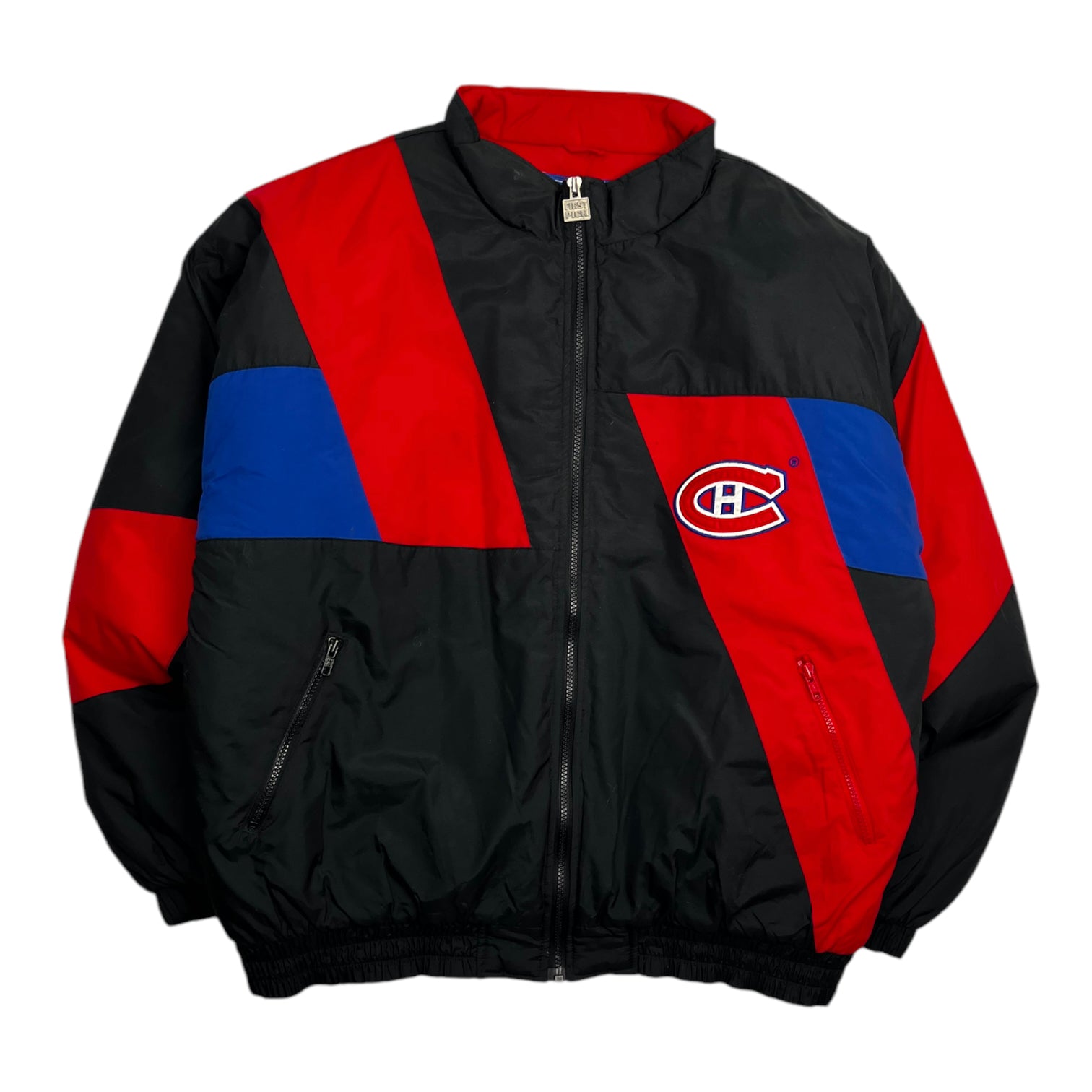 Vintage Montreal Habbs NHL First Pick Zip Up Jacket