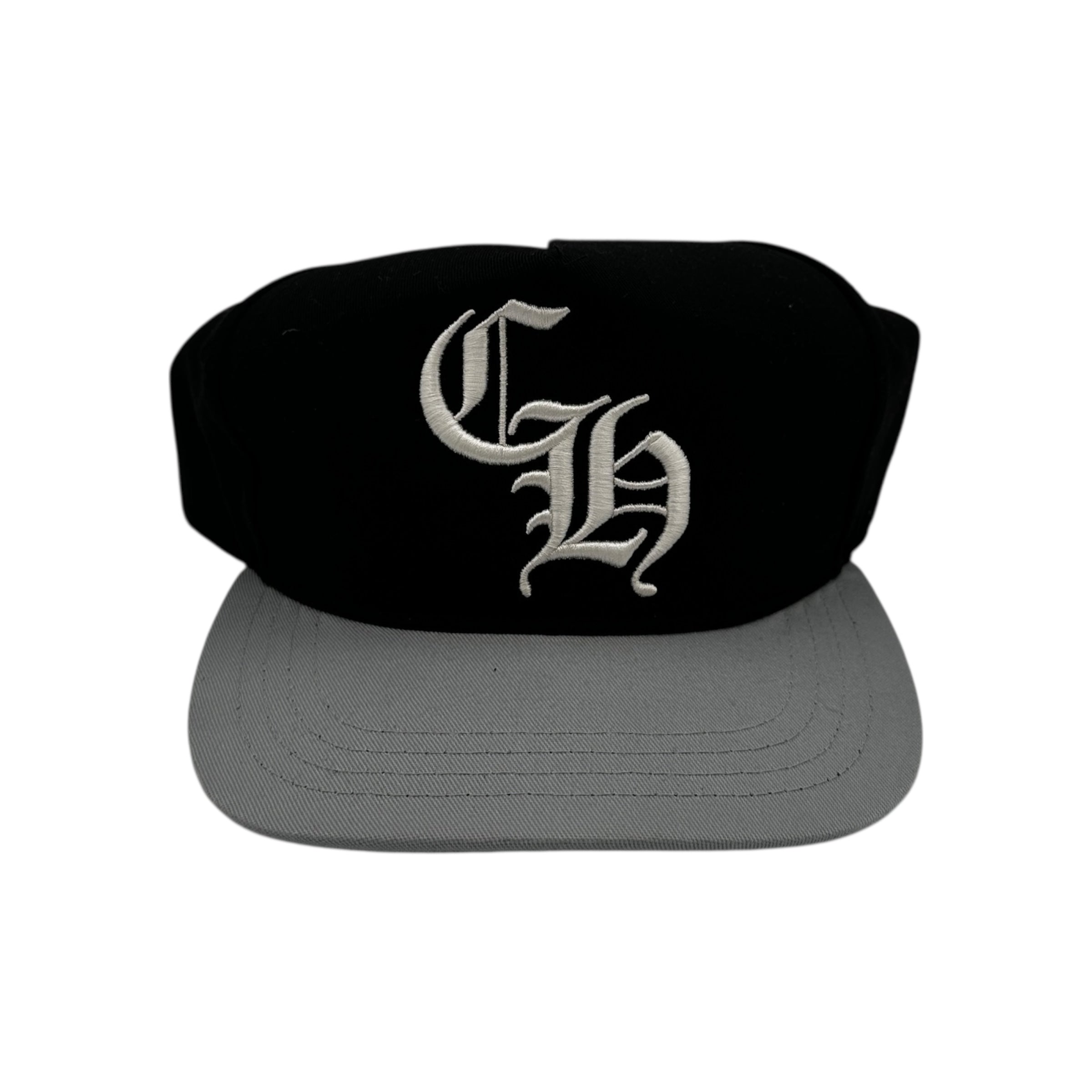 Chrome Hearts CH Logo Baseball Hat Grey/Black