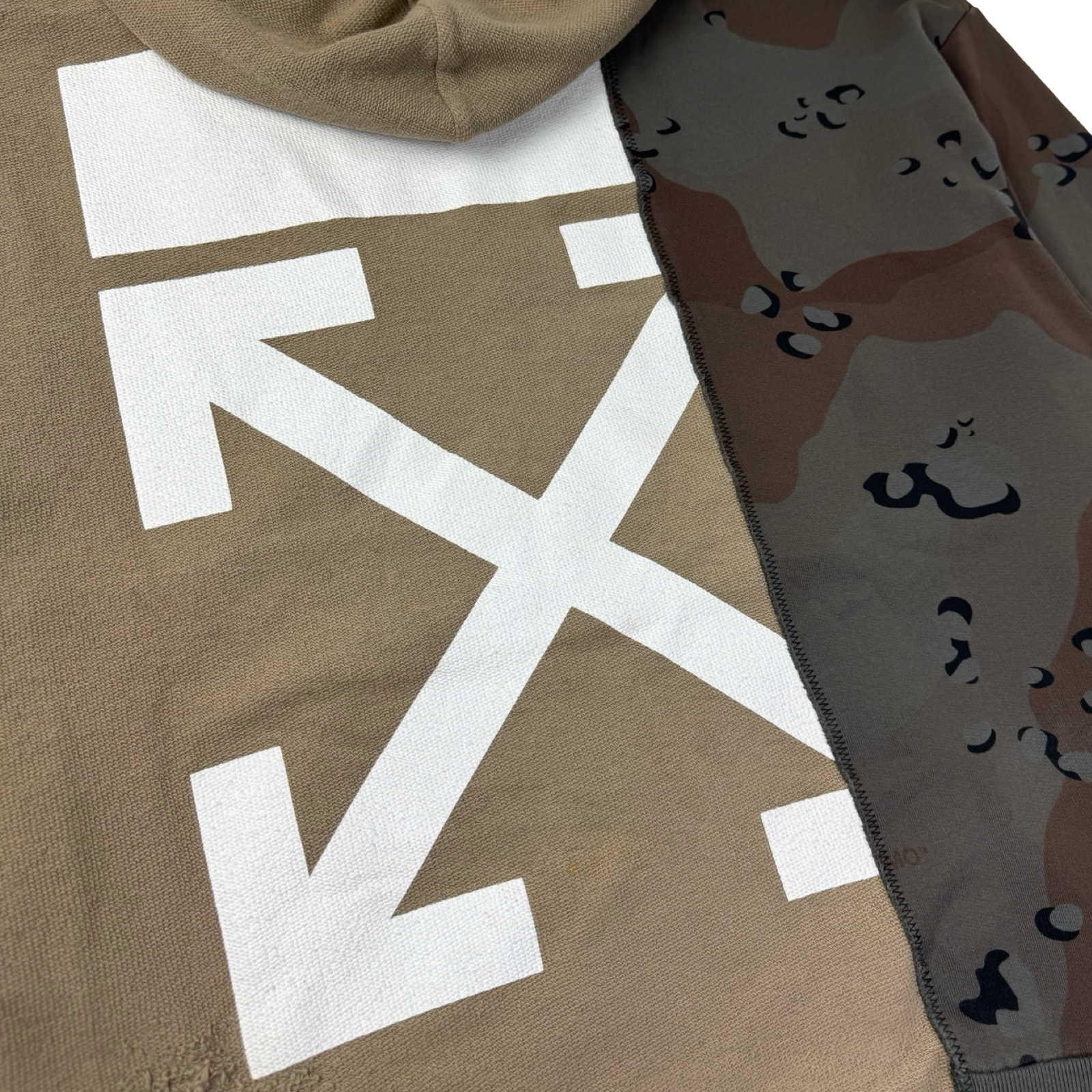 Off-White Reconstructed Camo Hoodie