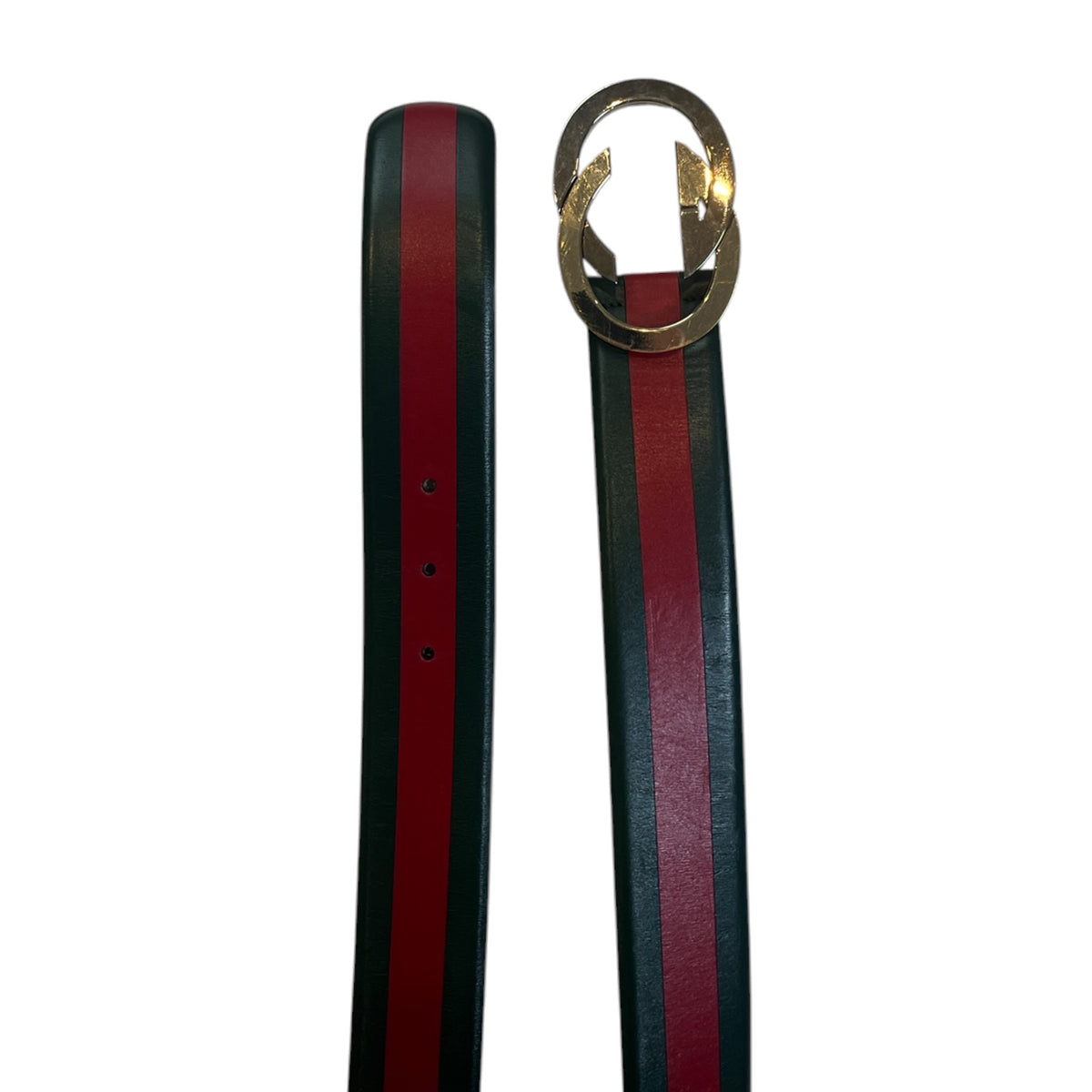 Gucci Interlocking G Signature Web Stripe Belt