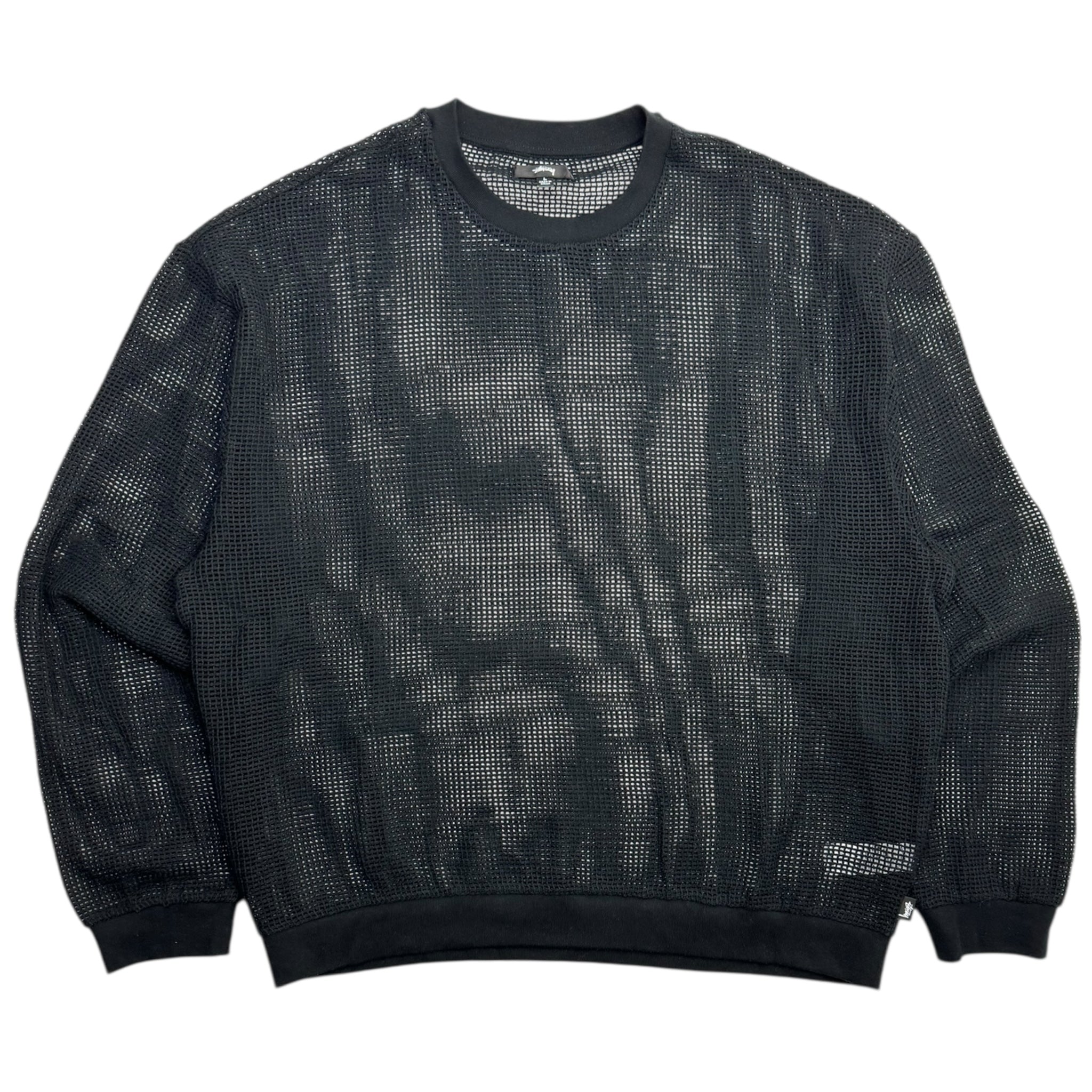 Stussy Cotton Mesh Crew Long Sleeve