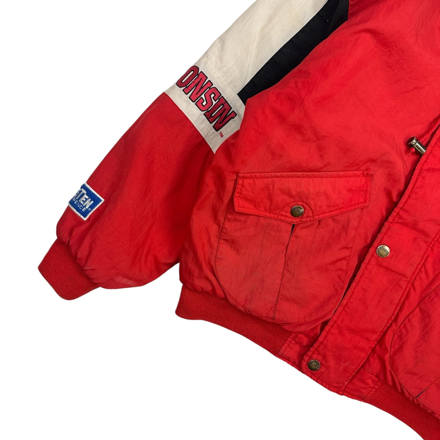 Vintage Nutmeg Wisconsin Badgers Jacket Red