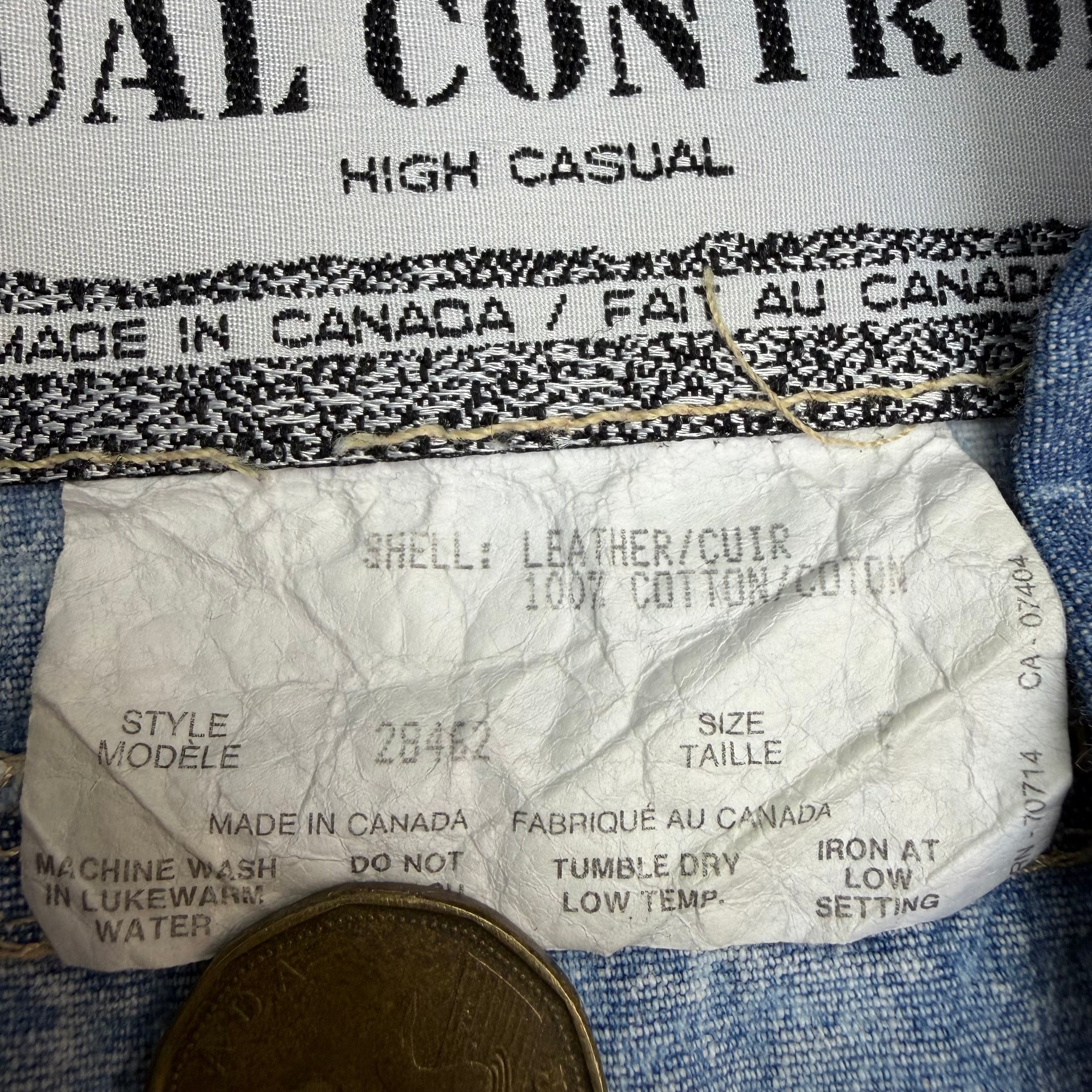 Vintage Popeye Spinach “I Yam What I Yam” Light Denim Jacket Blue