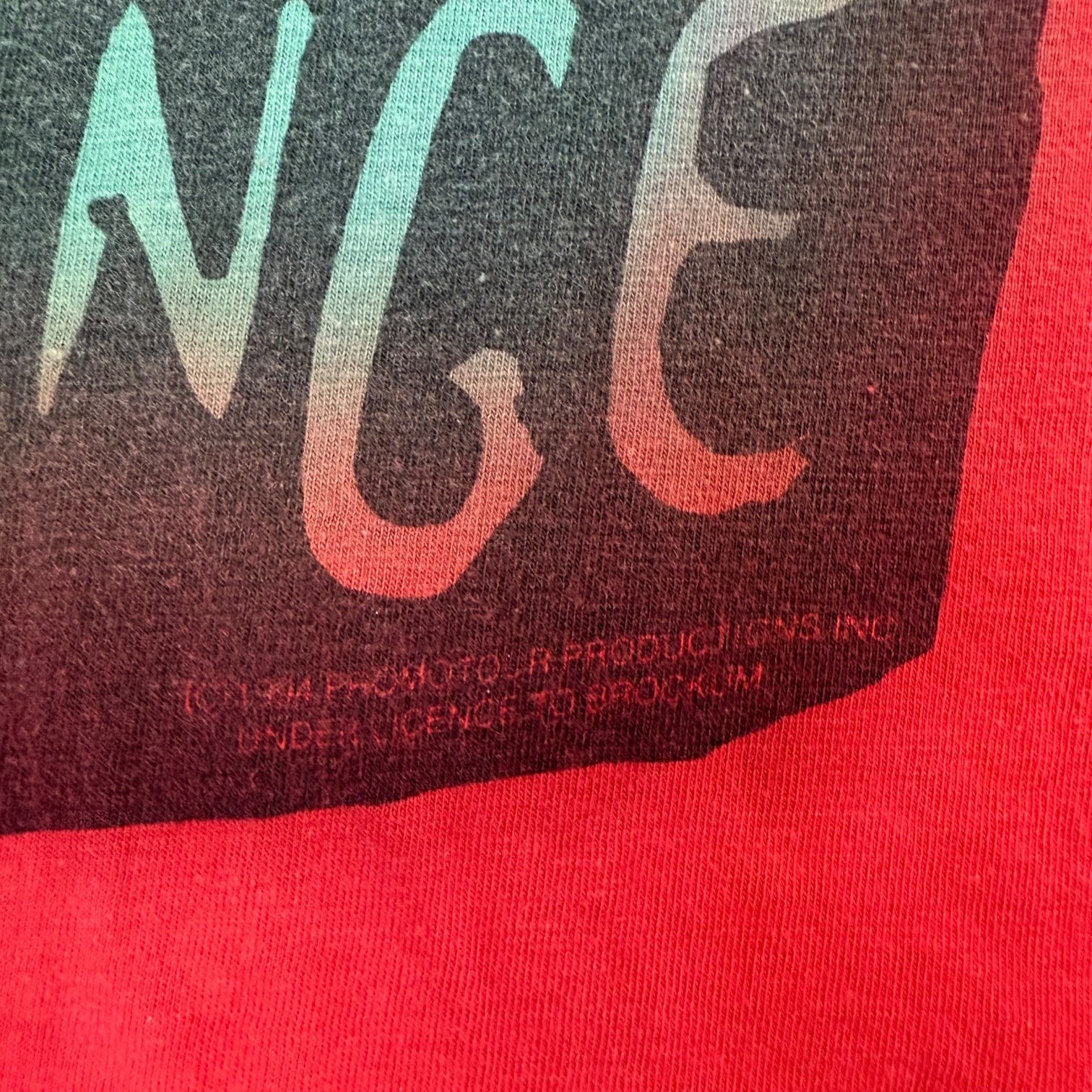1994 Rolling Stones Voodoo Lounge Tee Blue/Red