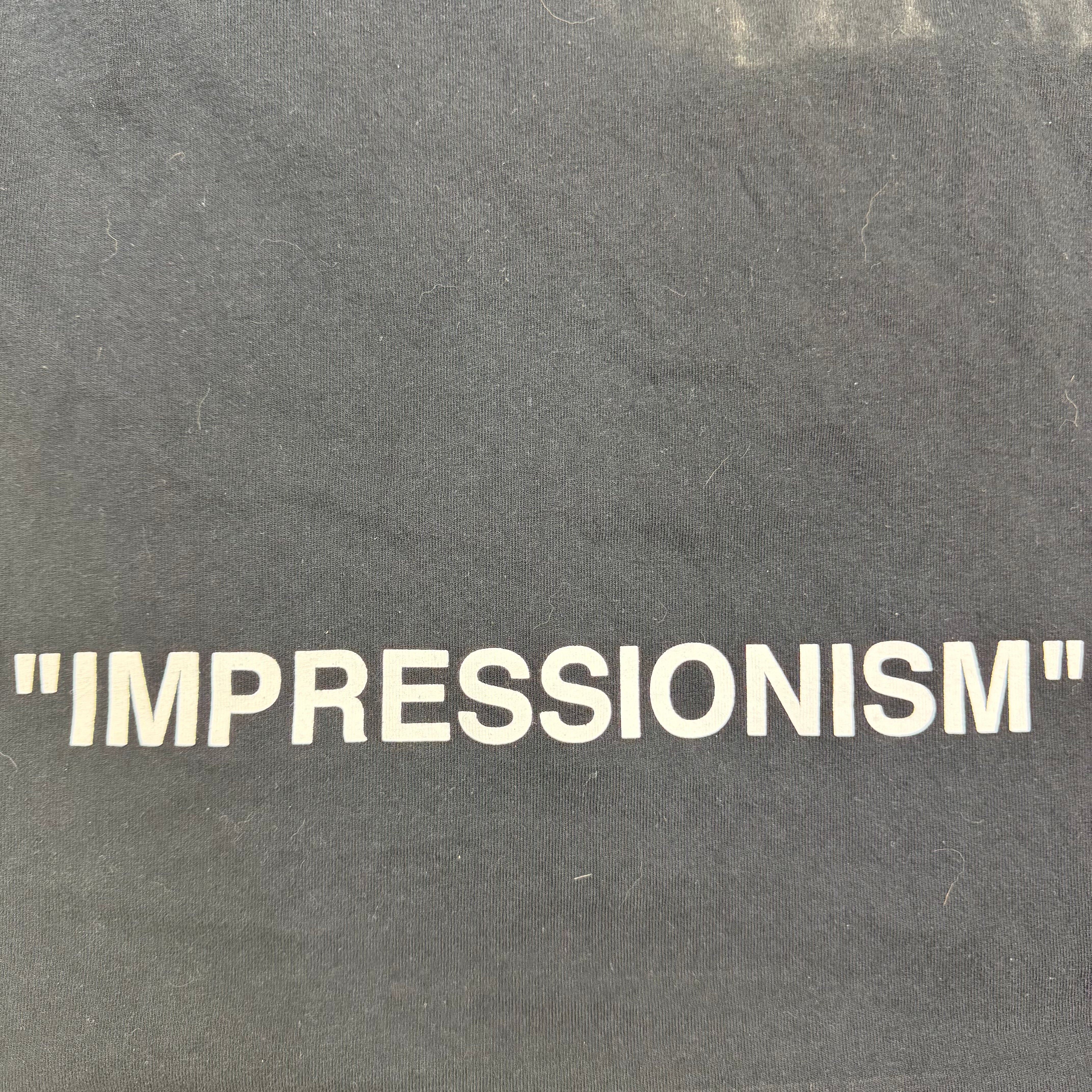 Off White Impressionism Boat Long Sleeve Black