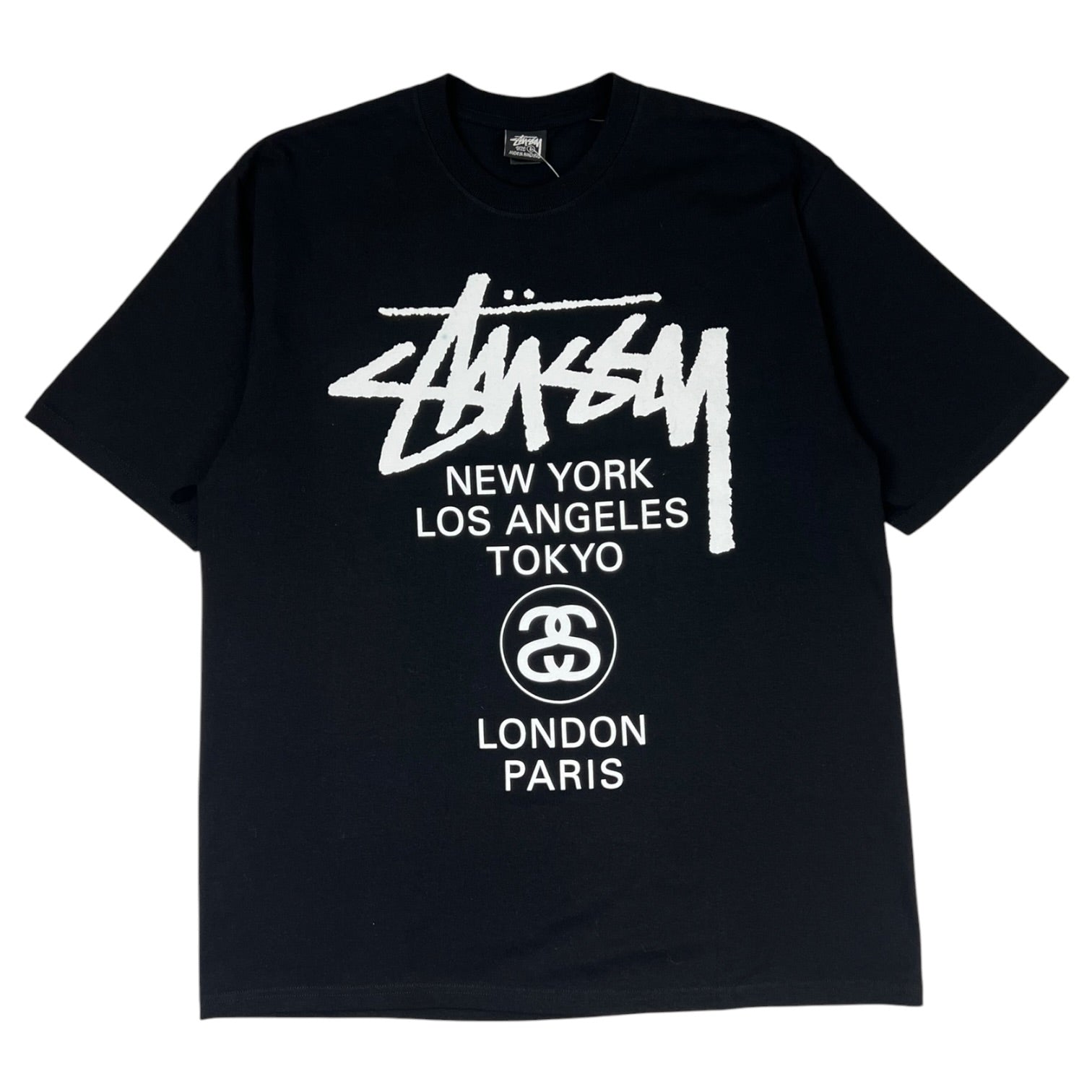 Stussy World Tour T-Shirt Black