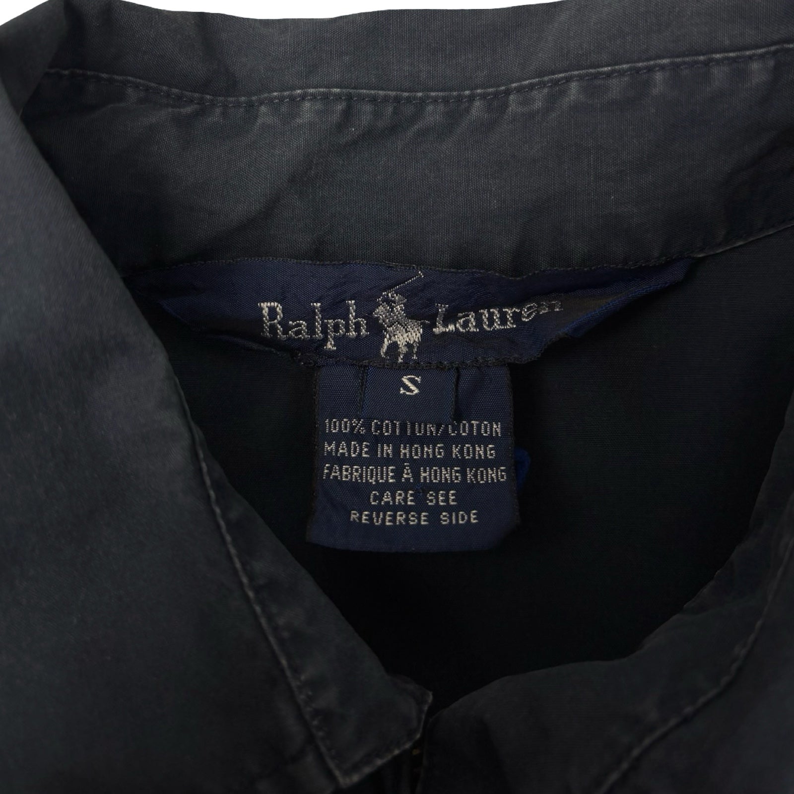 Vintage Polo Ralph Lauren Lightweight Harrington Jacket Navy