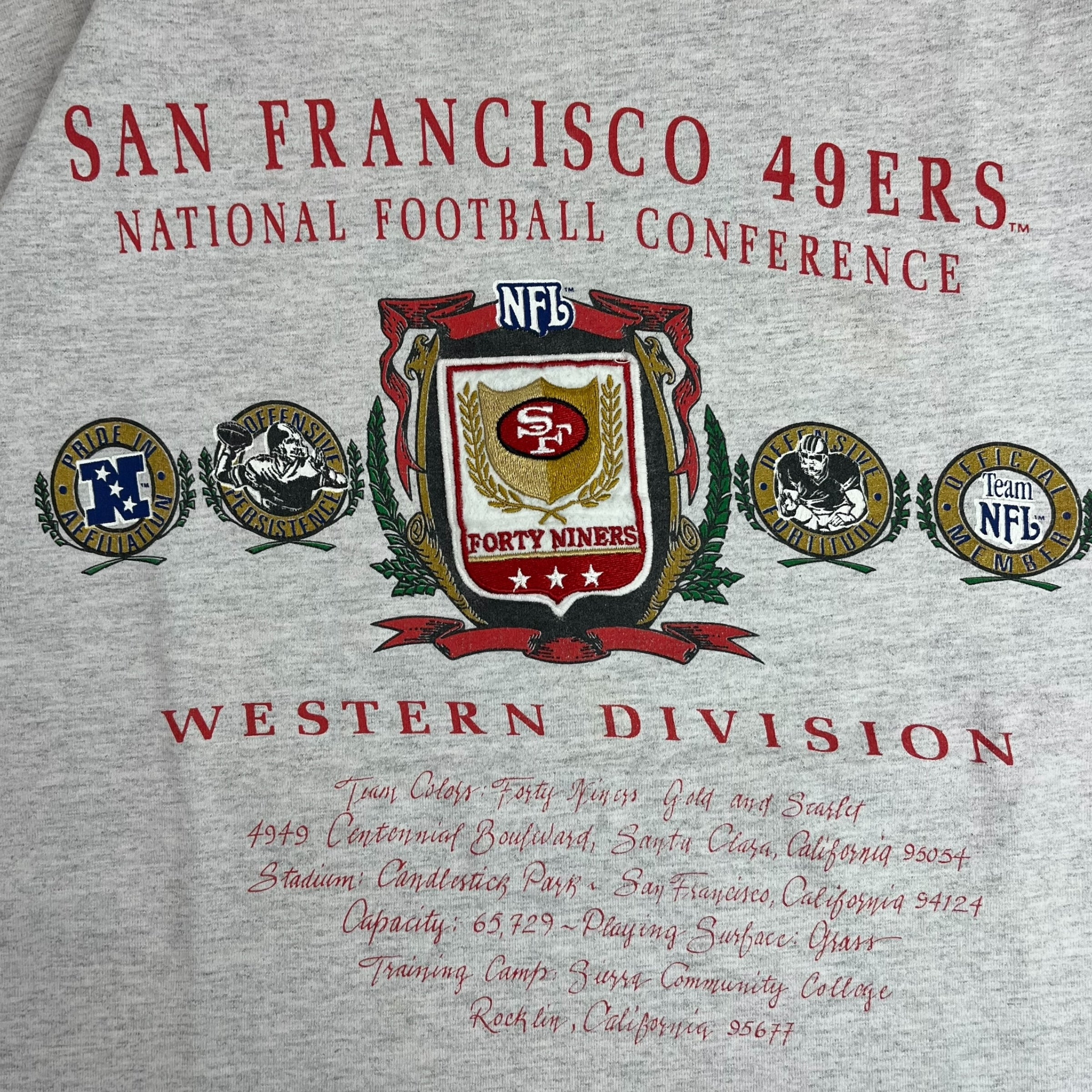 Vintage San Francisco 49ers Tee Grey