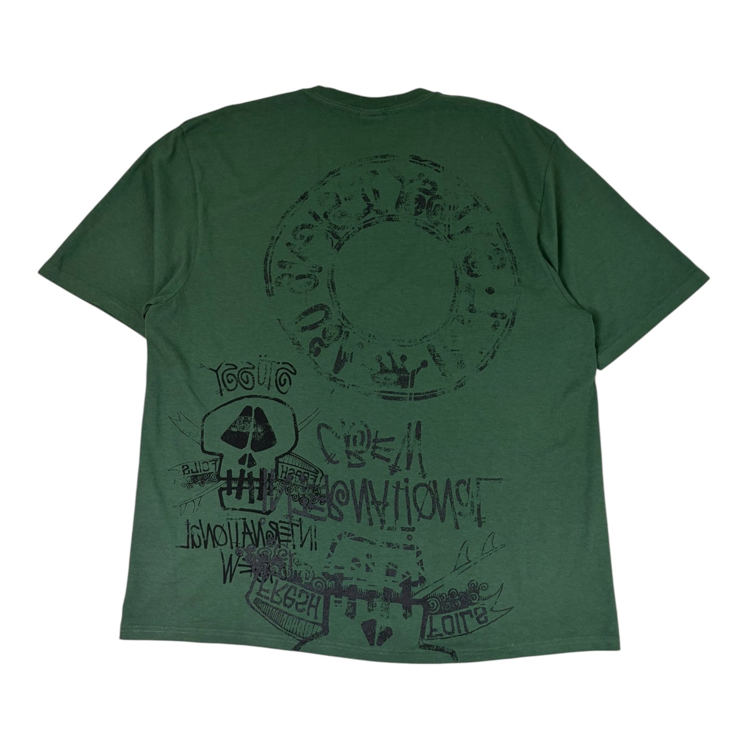 Stussy Skulls Pigment-Dyed T-Shirt Pine