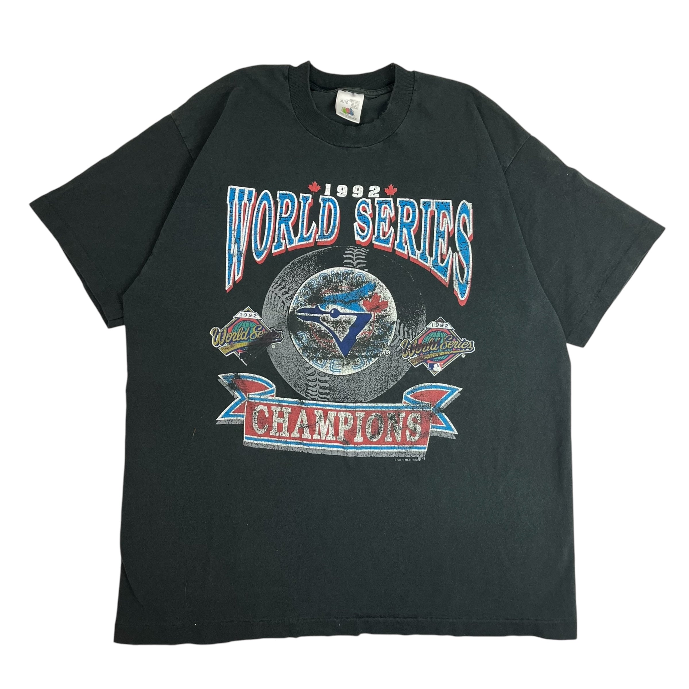 1992 Toronto Blue Jays World Series Tee Black