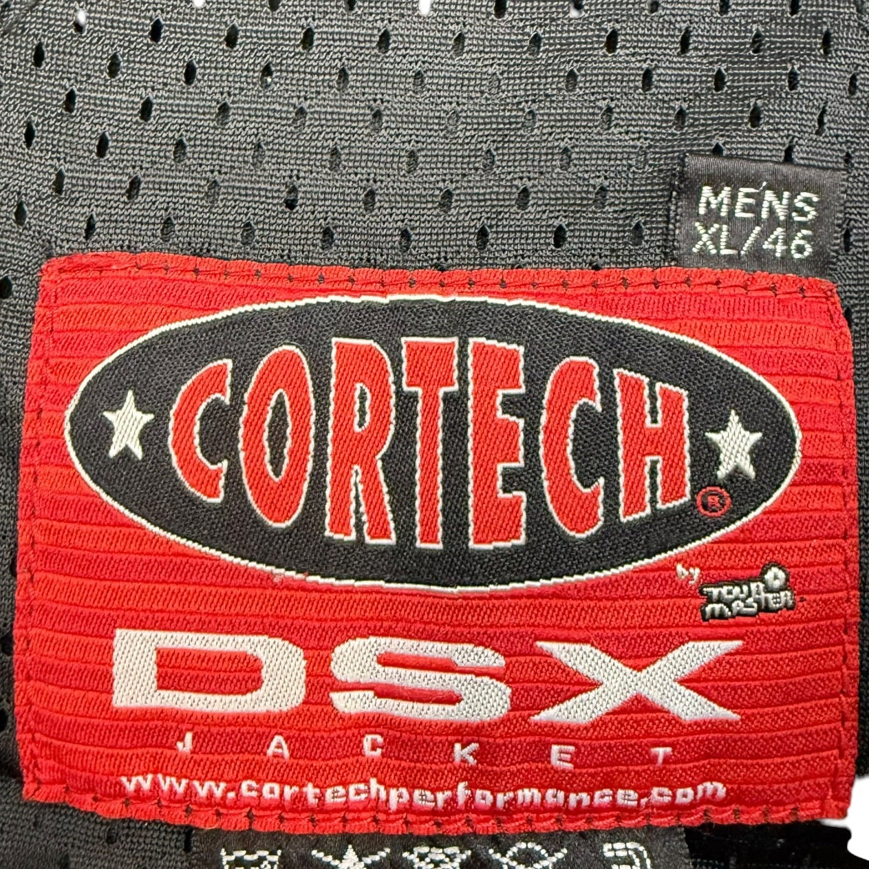 Vintage Cortech Rider Blues Denim Motorcycle Jacket Light Wash