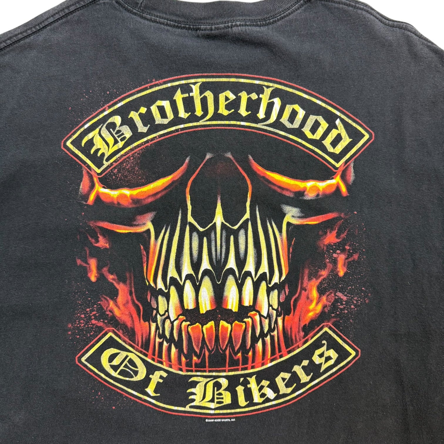 Vintage Brotherhood Of Bikers L/S Tee Black