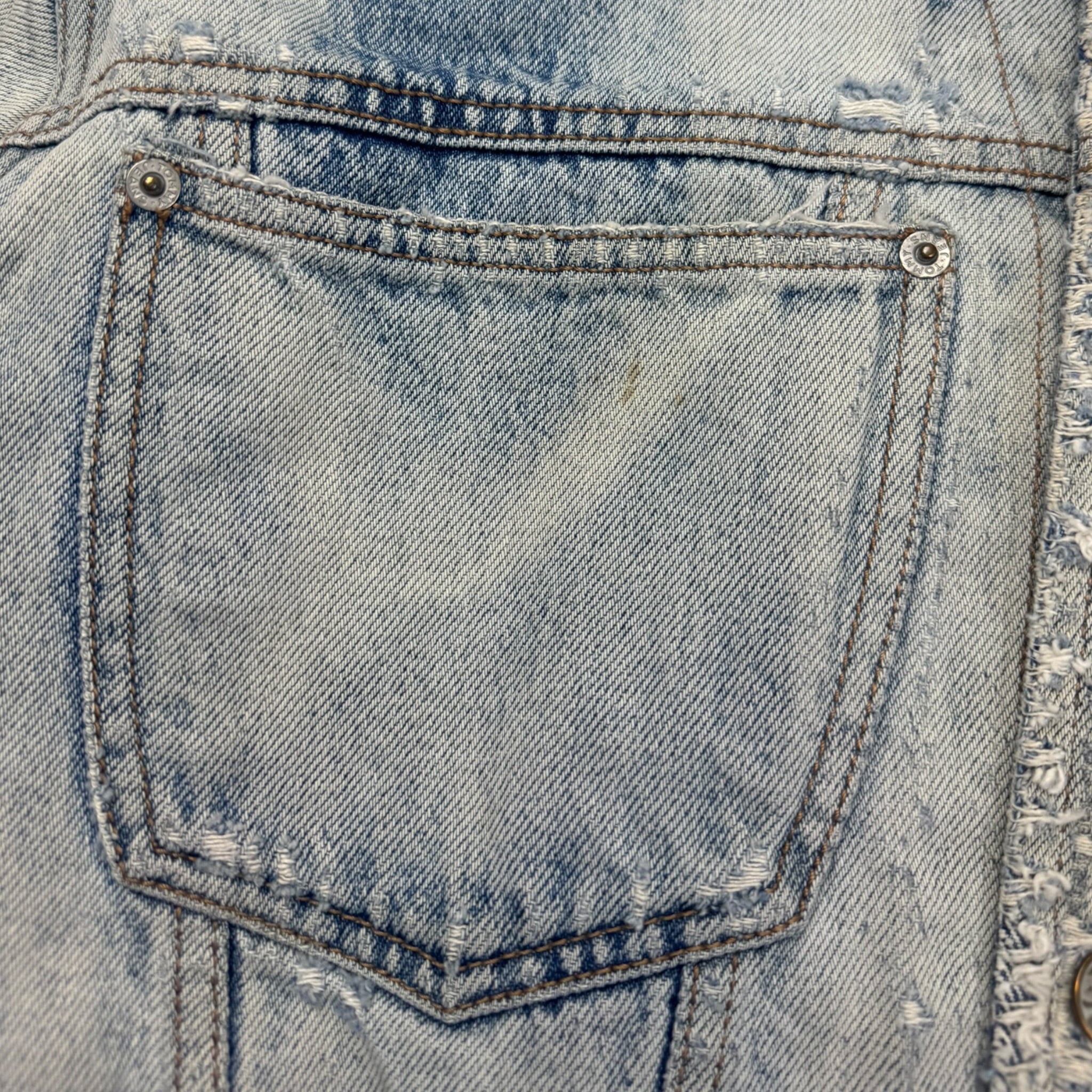 Vintage Distressed Tommy Hilfiger ‘USA’ Denim Jacket