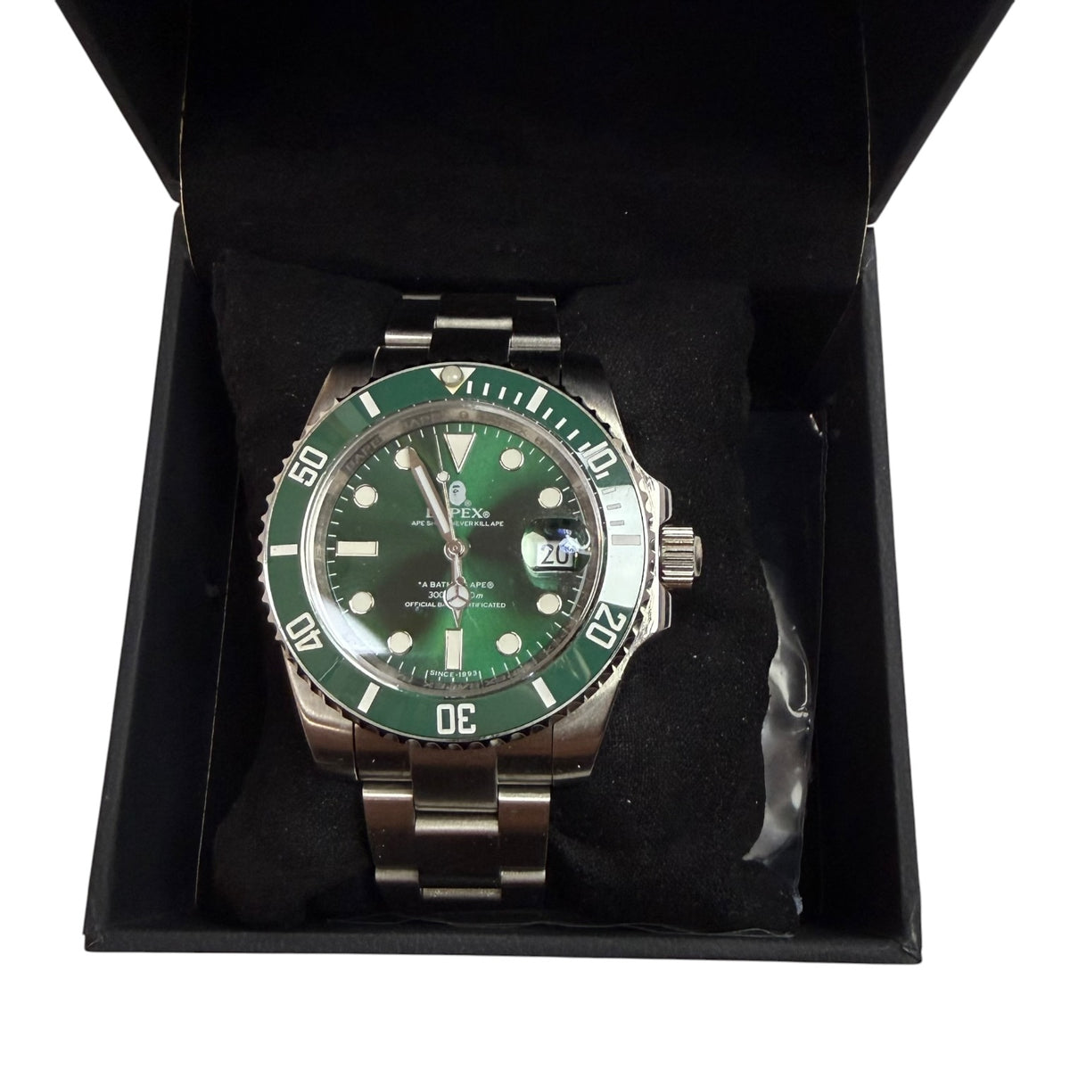 Bape Type 1 Bapex Watch Green