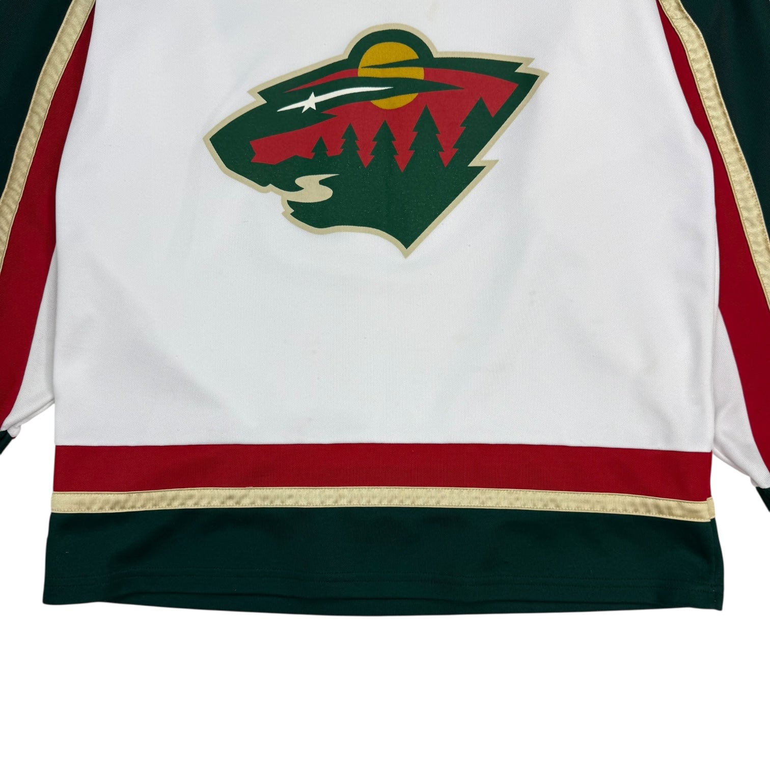 Vintage CCM Minnesota Wild Away Jersey White/Green