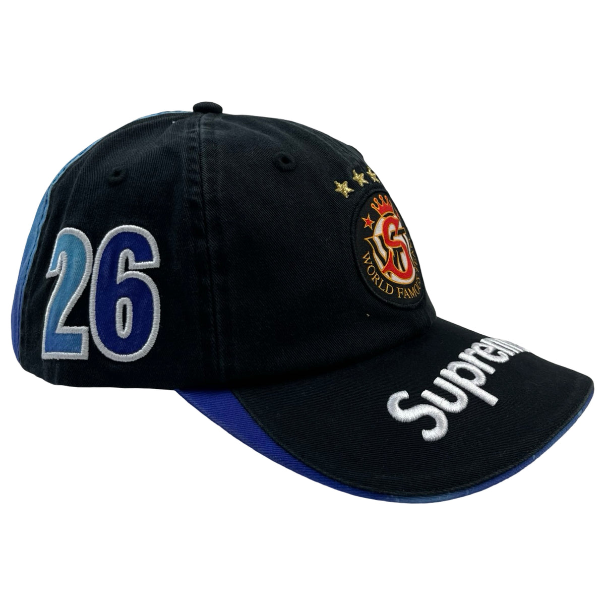 Supreme x Fiji 6-Panel Hat Black