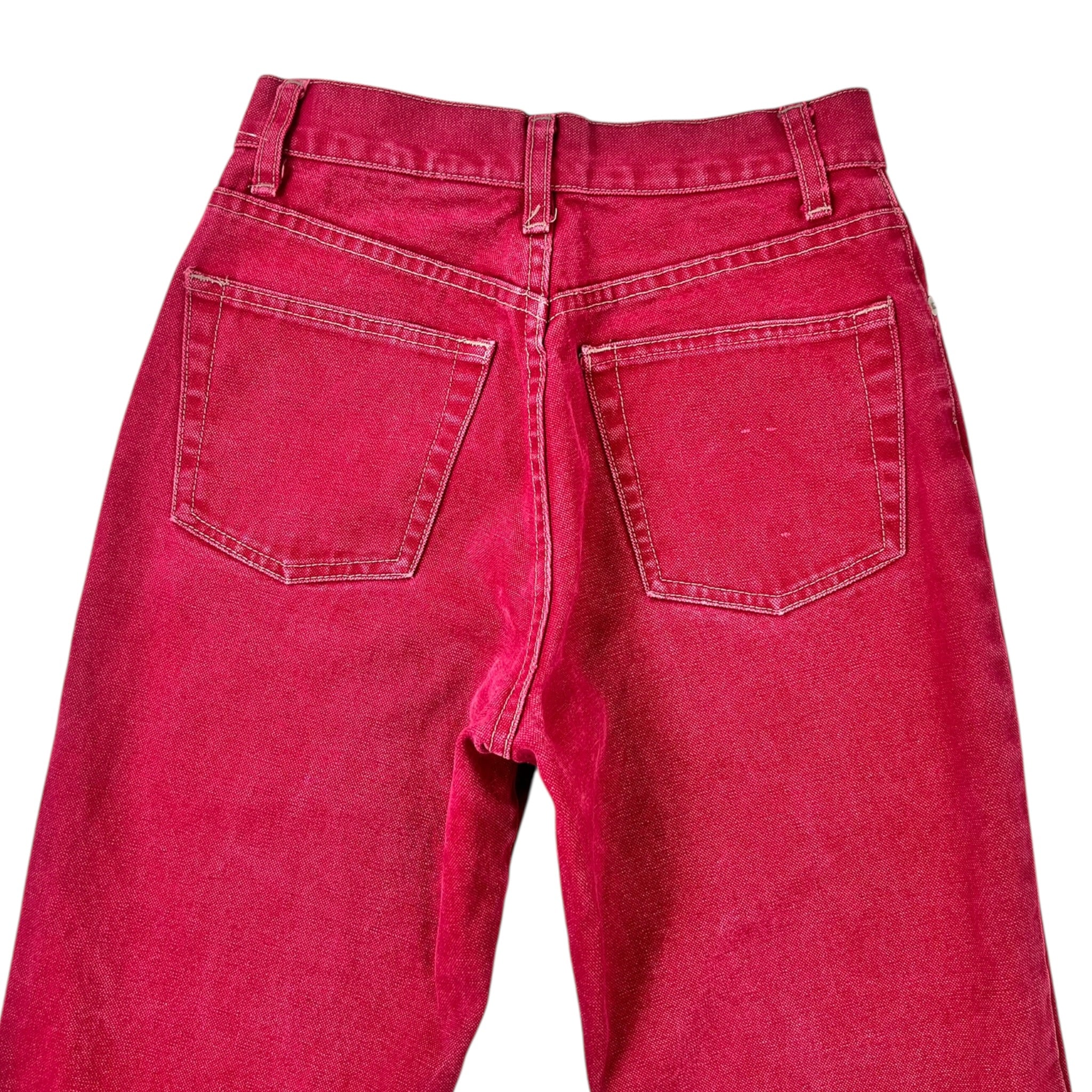 (W) Vintage Gap Red Denim Jeans