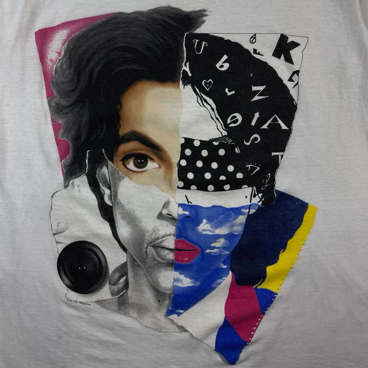 1988 Prince Lovesexy Pop R&B Band T-Shirt White