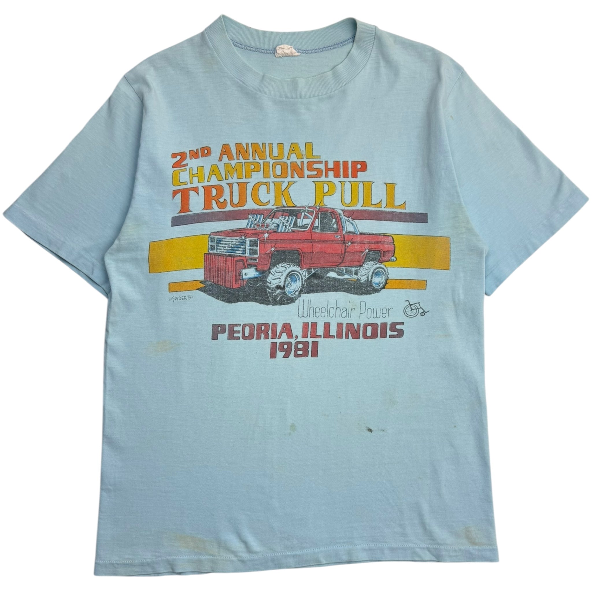 1981 Truck Pull Jim’s Racing Sponsor Promo T-Shirt