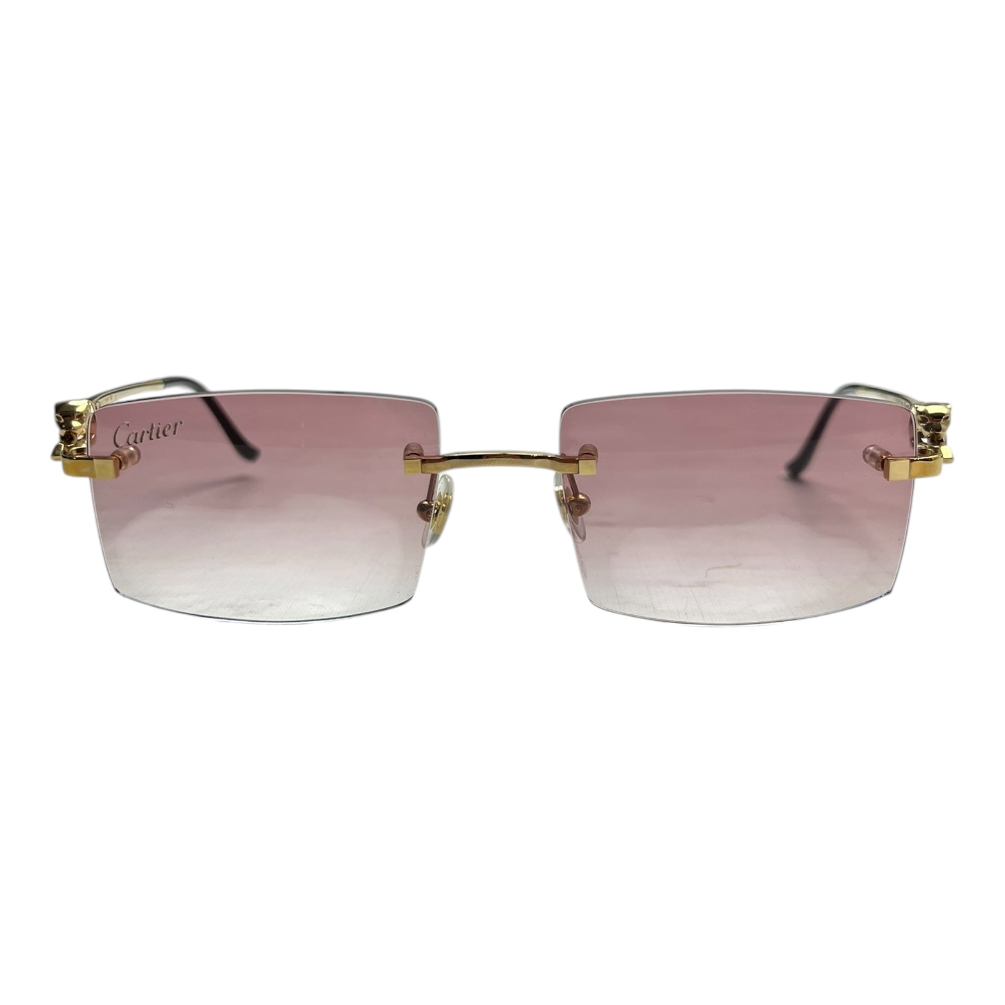 Cartier Panthere De Cartier Rectangle Sunglasses