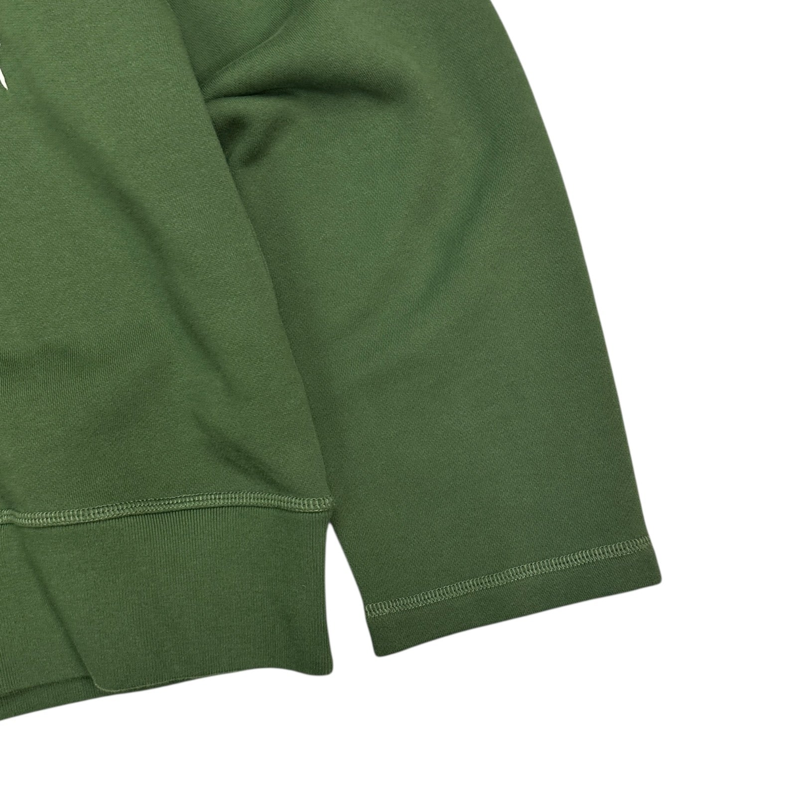 Ambush Green Raw Edge Sweatshirt Crewneck