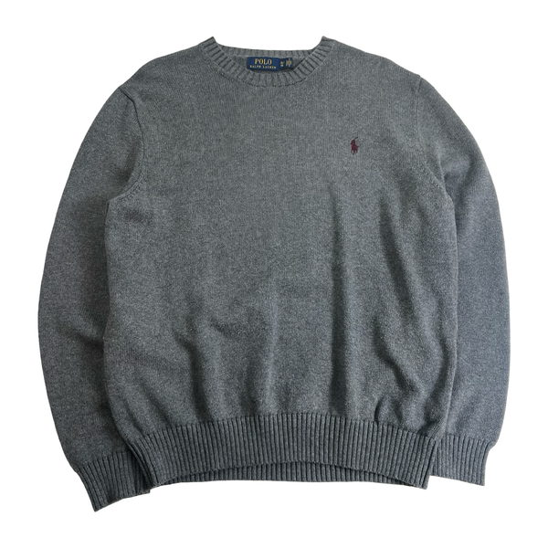 Polo Ralph Lauren Crewneck Knit Sweater Grey