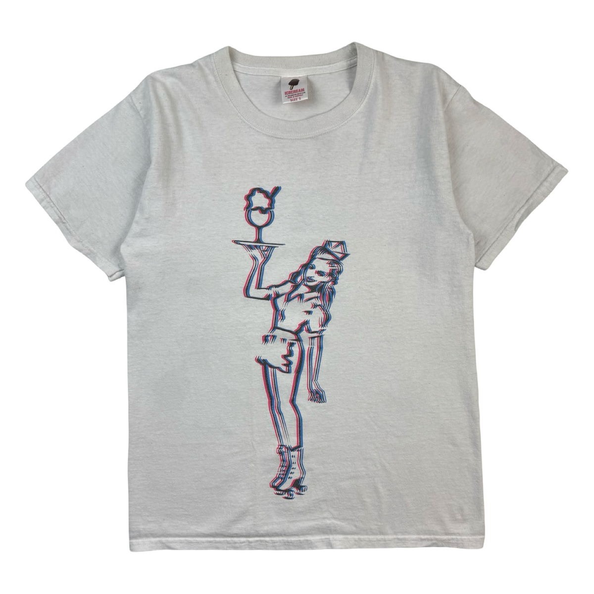 Icecream 3D Waitress T-Shirt