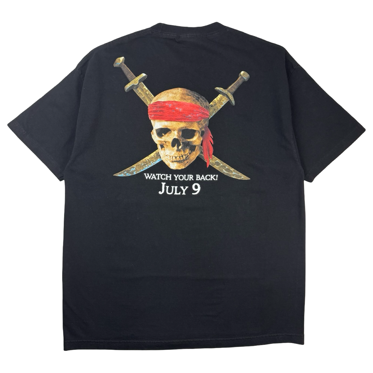 2003 Pirates of the Caribbean Curse of the Black Pearl Promo T-Shirt