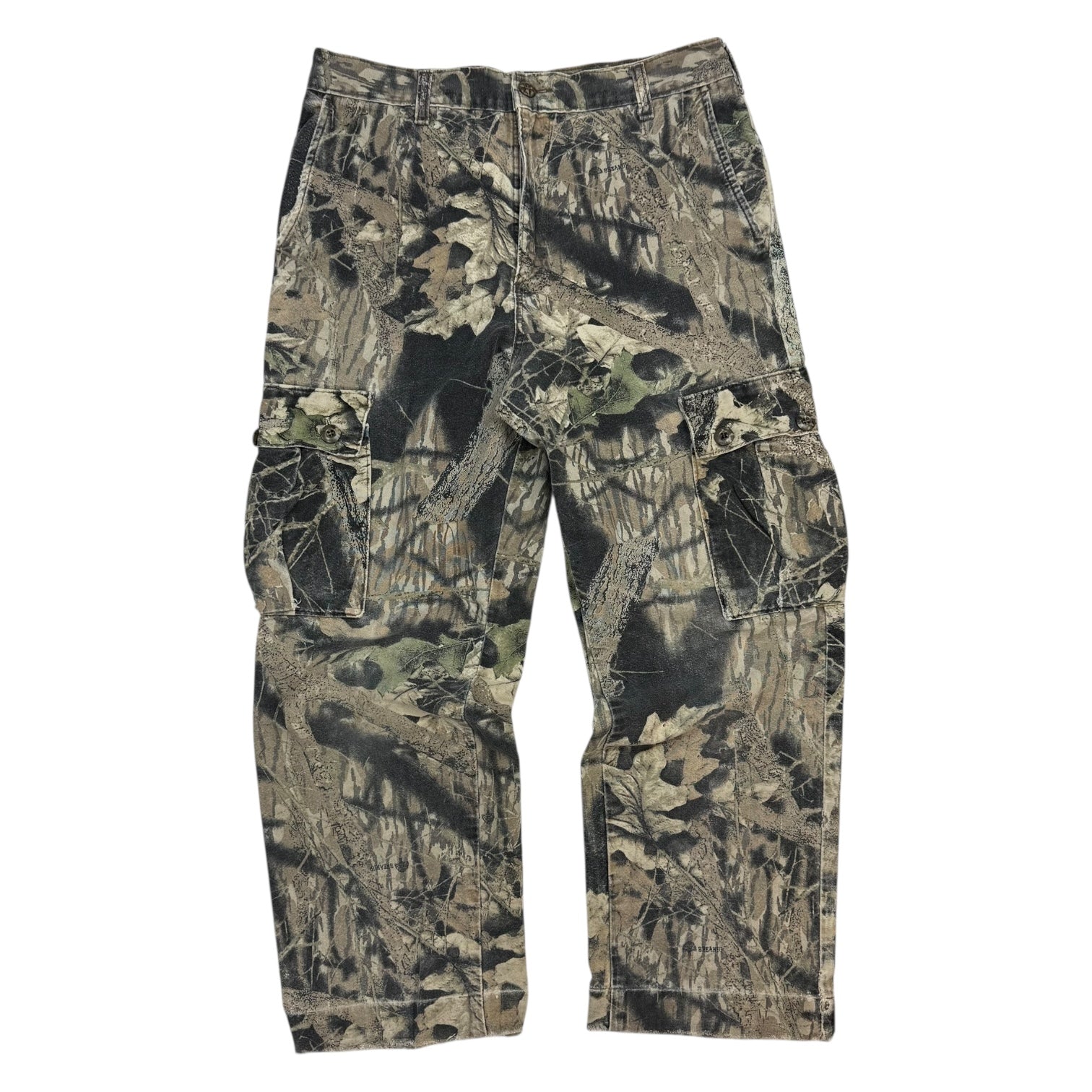Vintage Faded Camo Cargo Pants