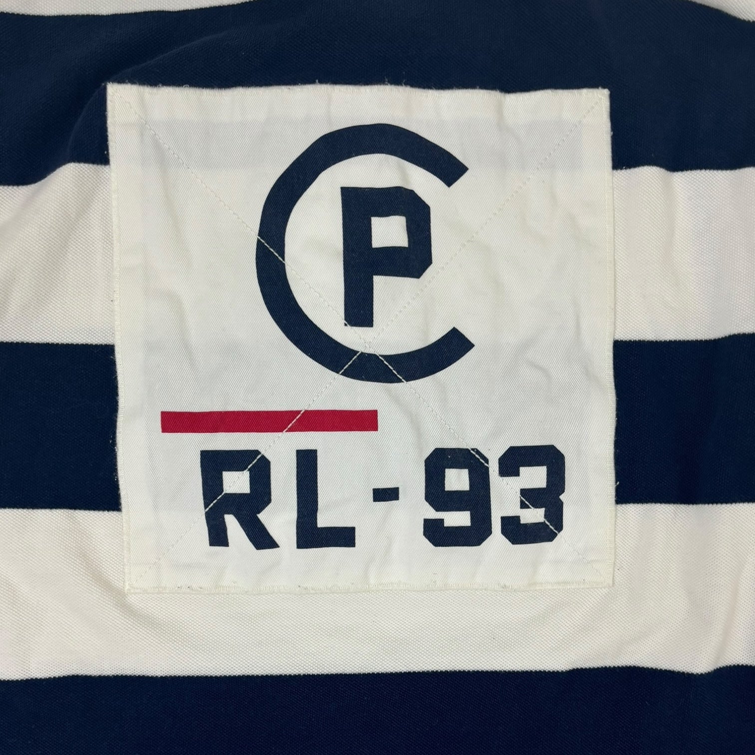 Polo Ralph Lauren CP RL-93 Nautical Striped Polo T-Shirt White